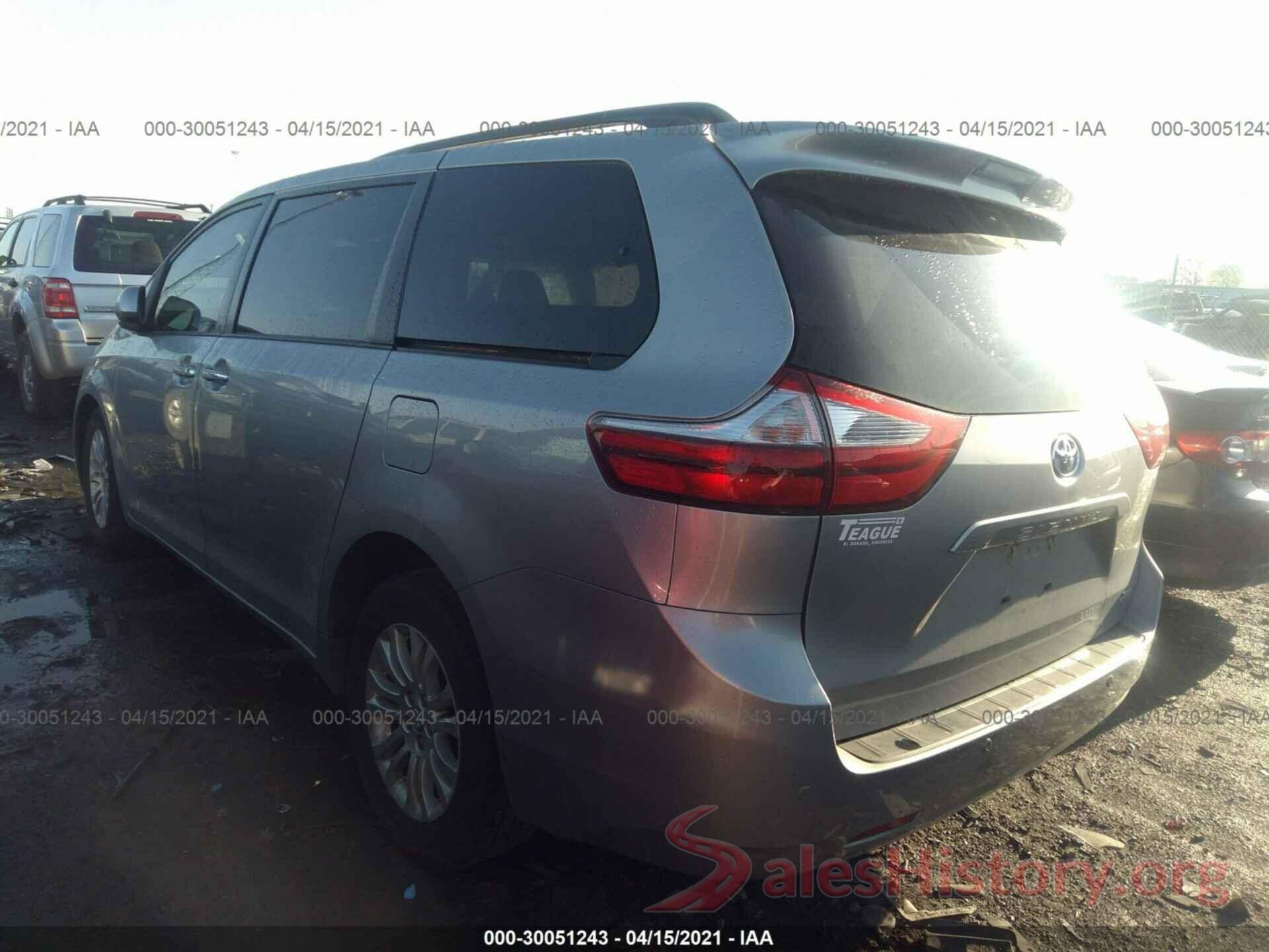 5TDYZ3DC1HS897255 2017 TOYOTA SIENNA