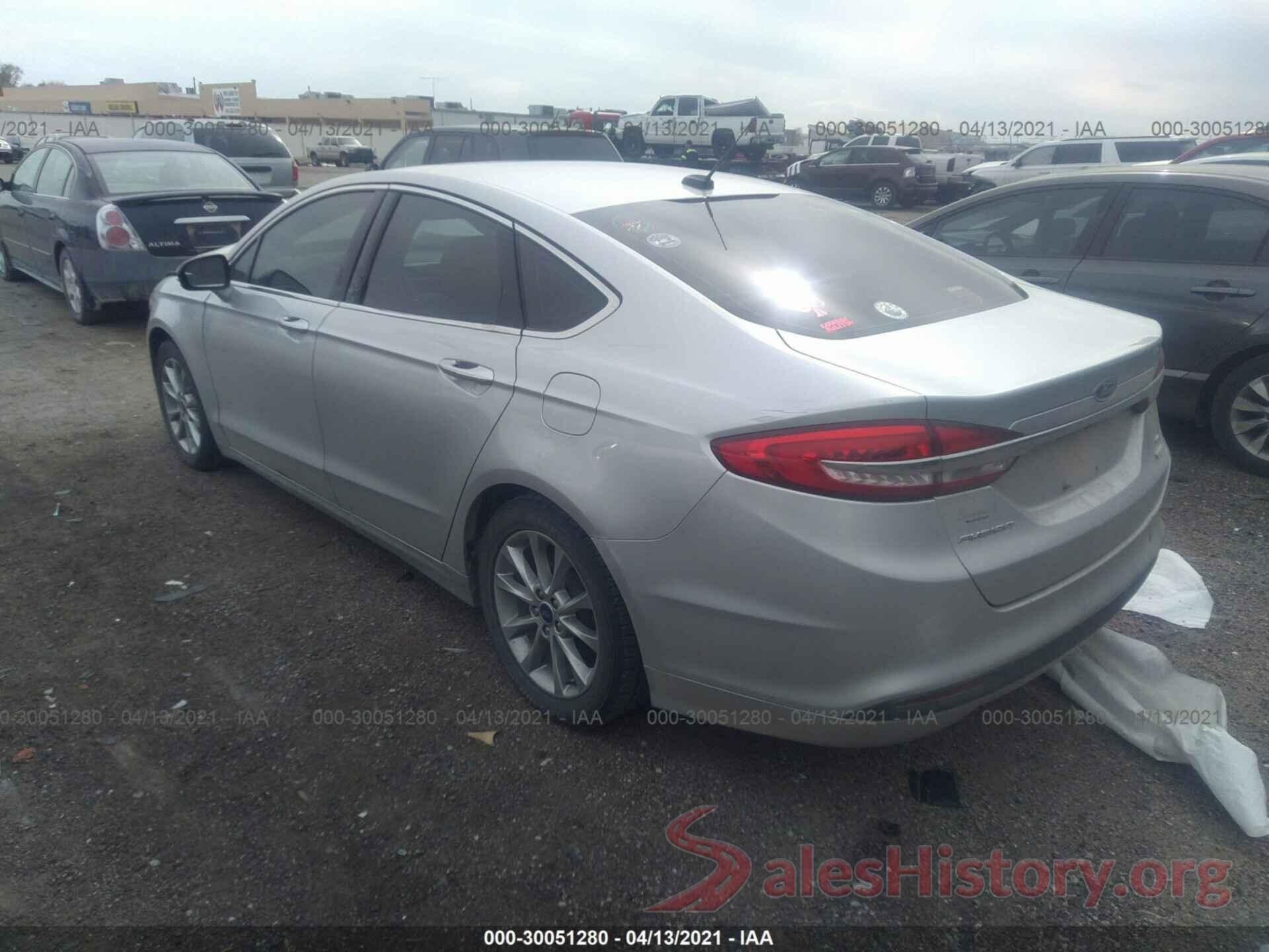 3FA6P0HD1HR124521 2017 FORD FUSION