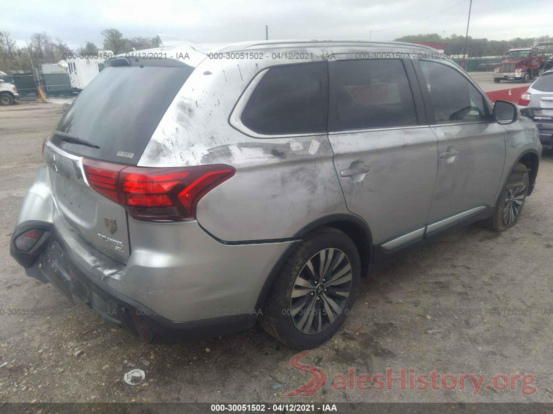 JA4AZ3A37KZ034854 2019 MITSUBISHI OUTLANDER