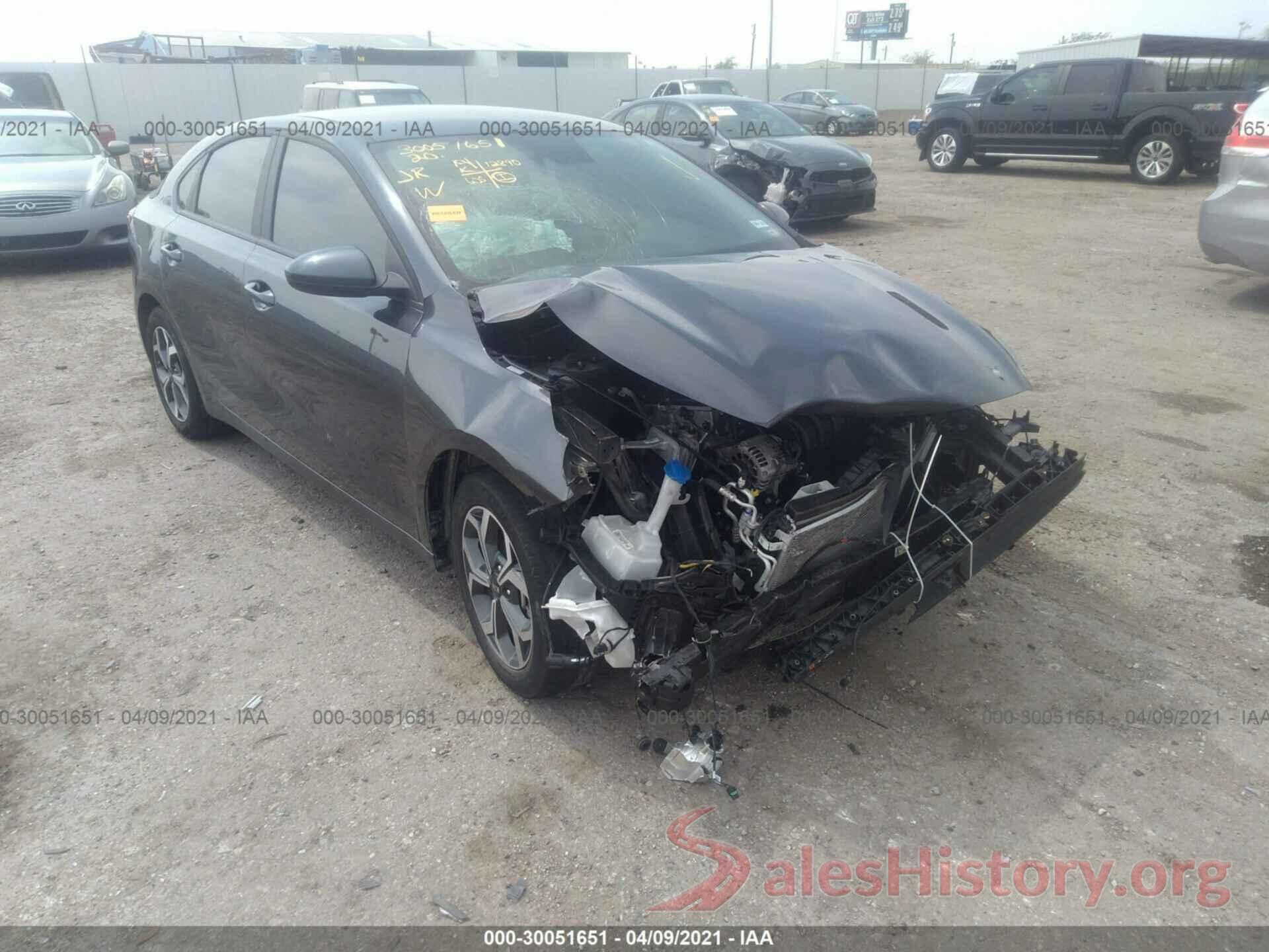 3KPF24AD5LE254134 2020 KIA FORTE