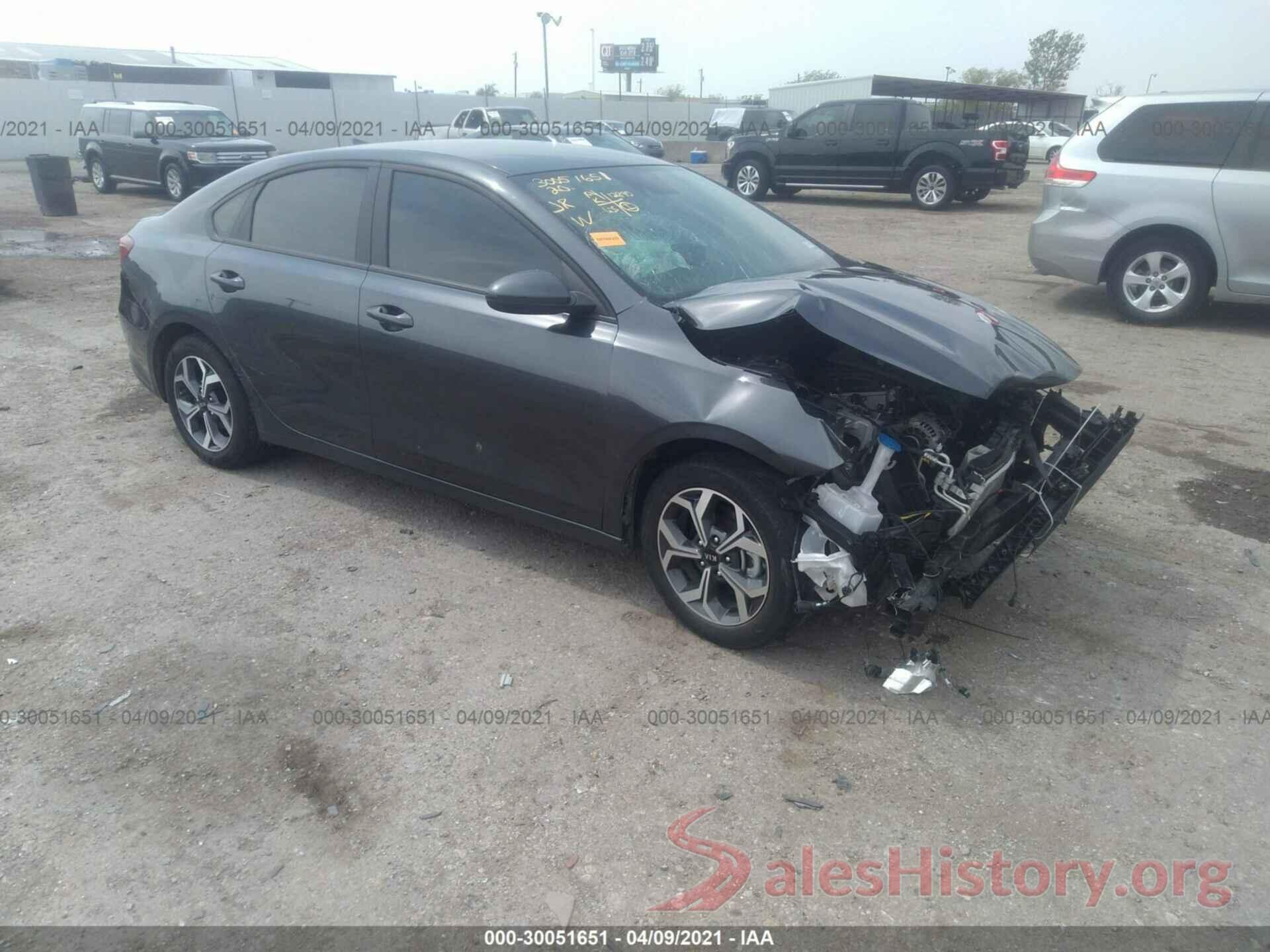 3KPF24AD5LE254134 2020 KIA FORTE