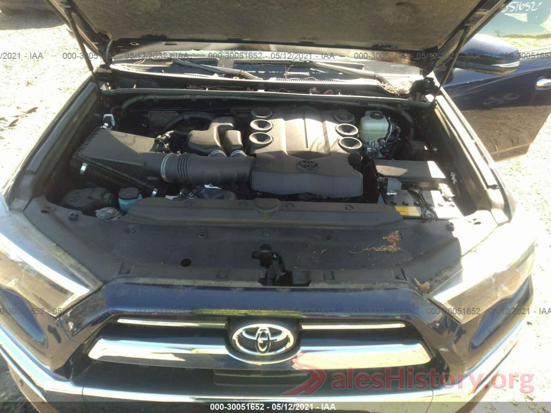 JTEBU5JR5L5767806 2020 TOYOTA 4RUNNER