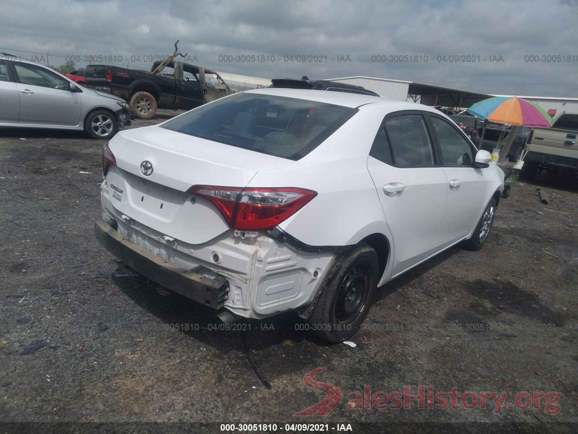 5YFBURHE9GP393319 2016 TOYOTA COROLLA