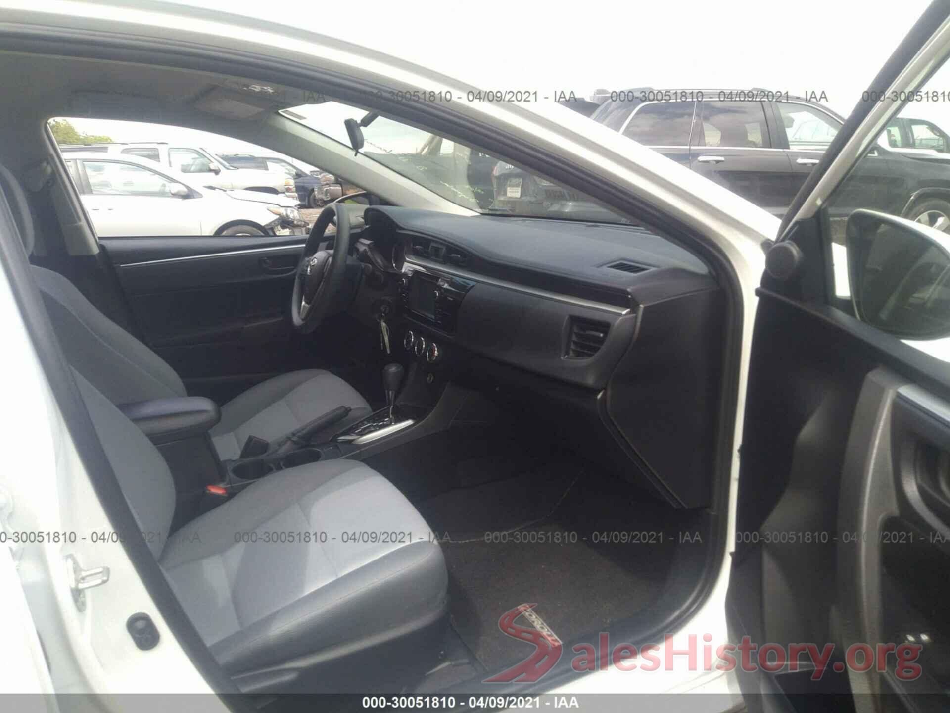 5YFBURHE9GP393319 2016 TOYOTA COROLLA