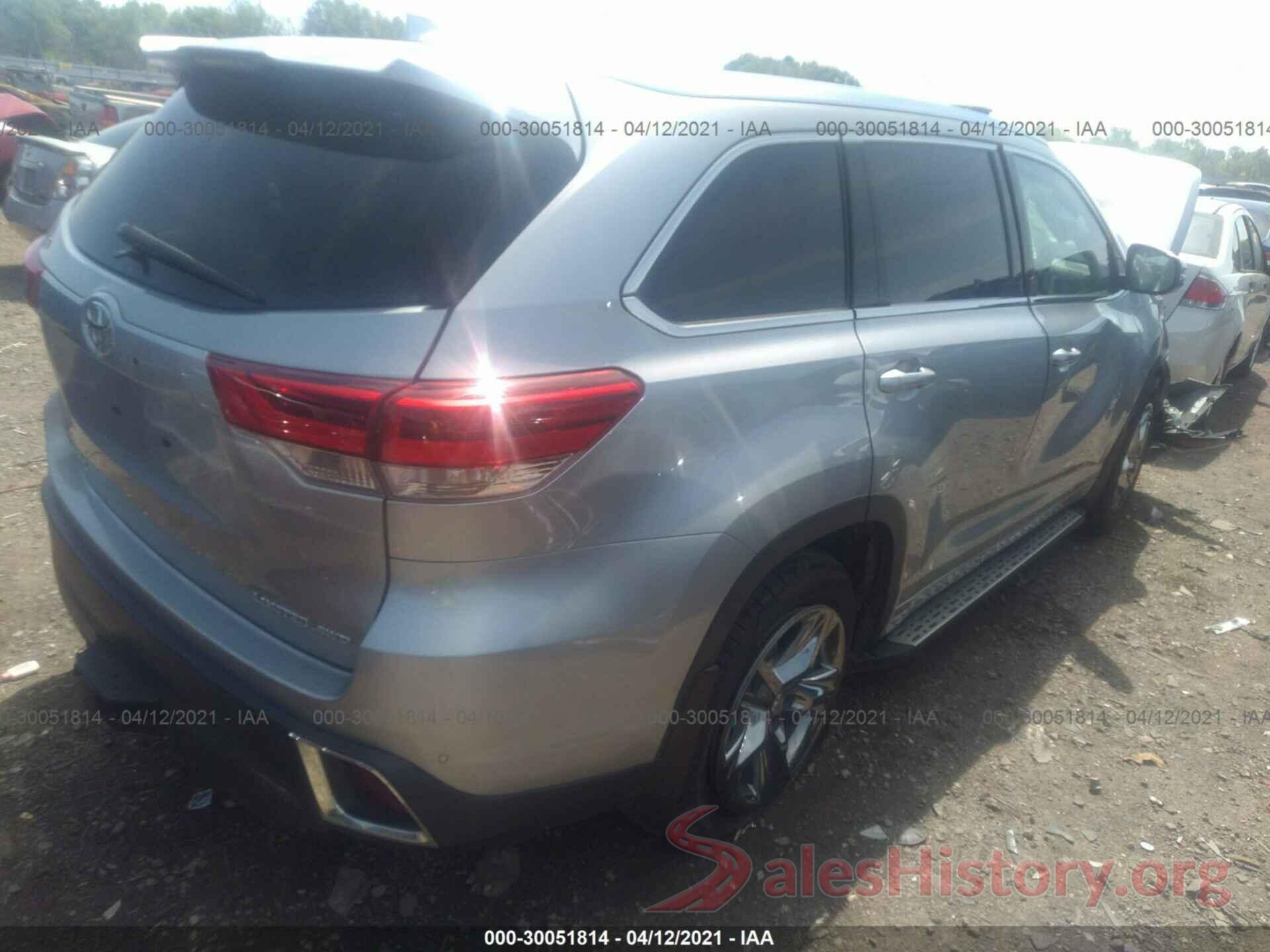 5TDDZRFH2JS844550 2018 TOYOTA HIGHLANDER