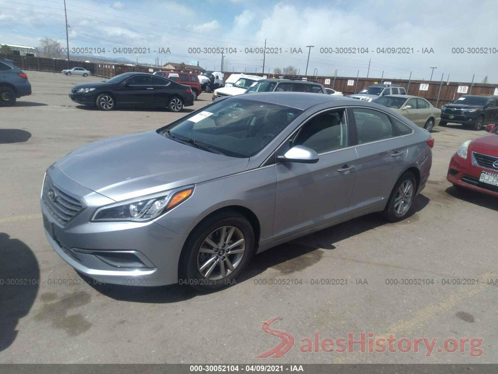 5NPE24AF5GH264354 2016 HYUNDAI SONATA