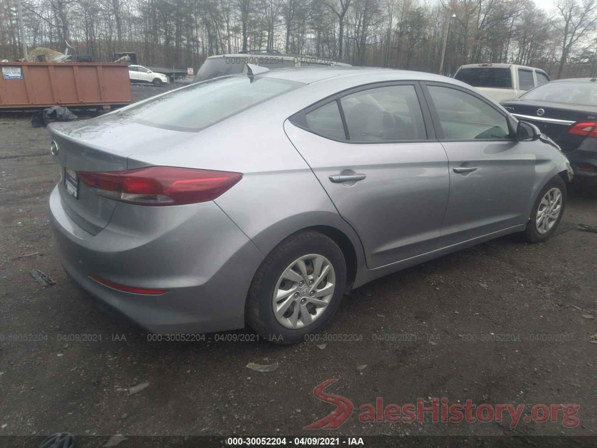 5NPD74LF4HH142757 2017 HYUNDAI ELANTRA