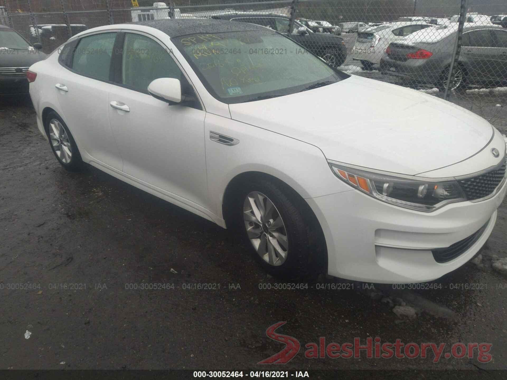 5XXGU4L39GG091052 2016 KIA OPTIMA