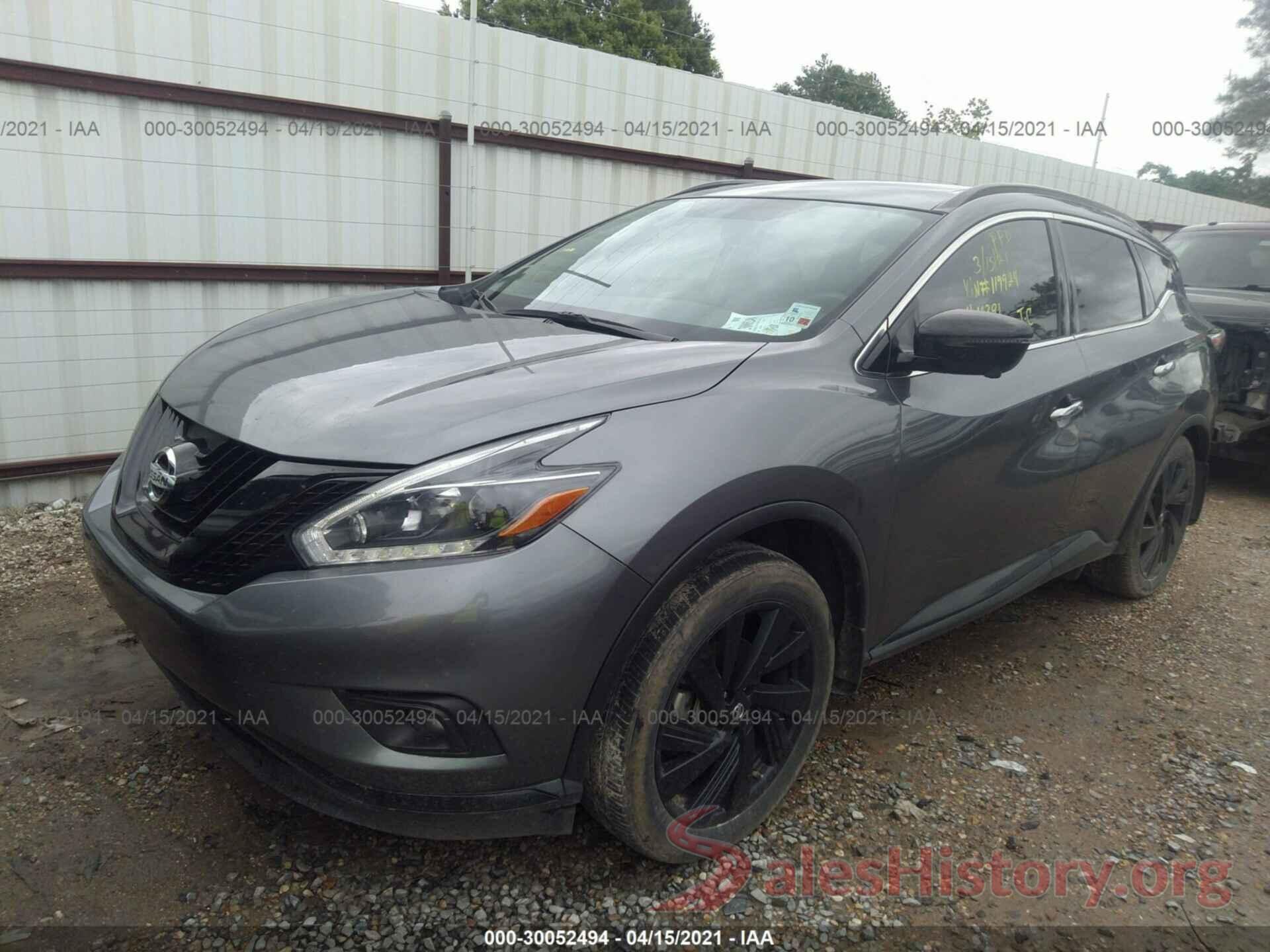 5N1AZ2MG0JN119924 2018 NISSAN MURANO