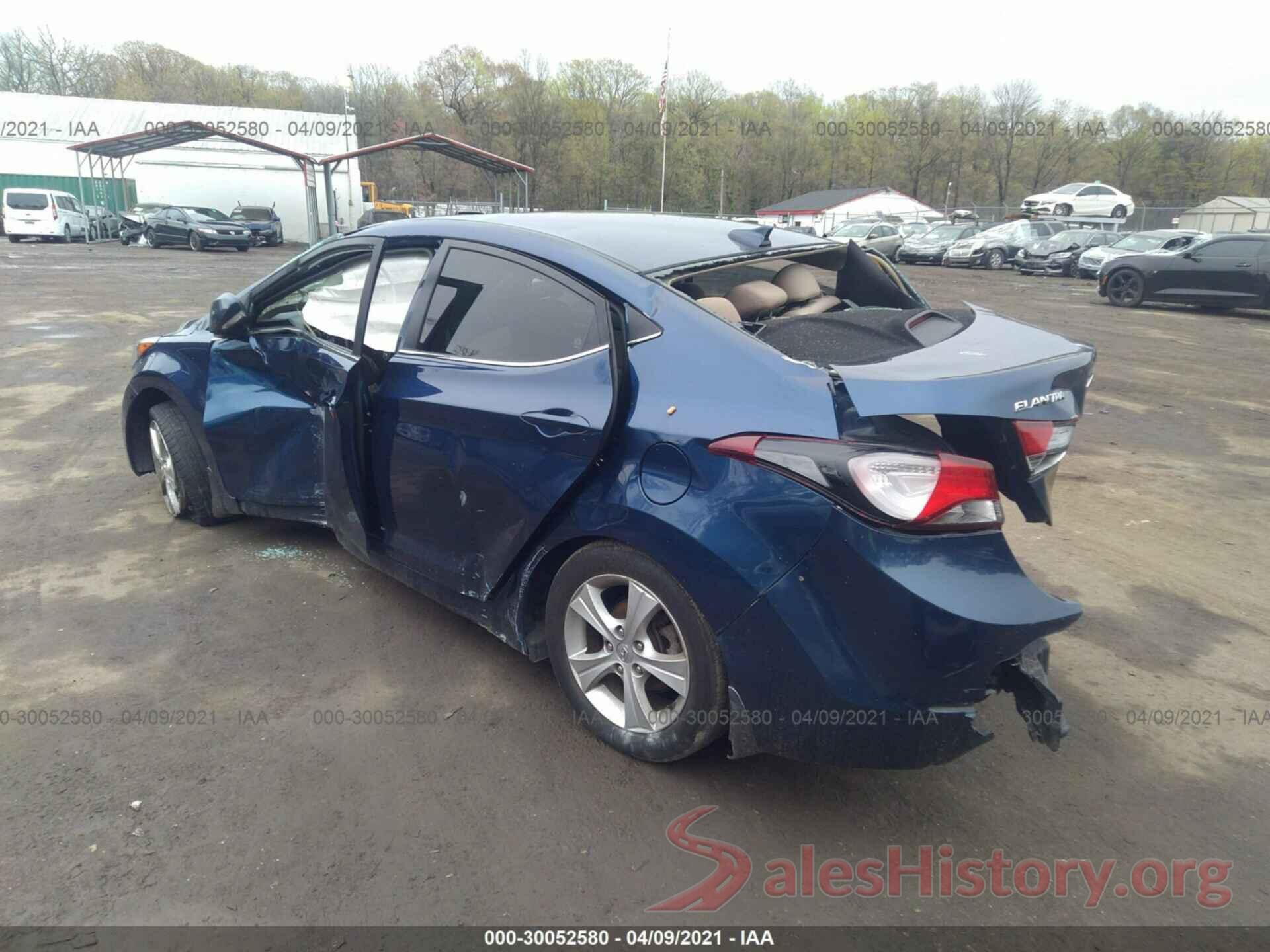 5NPDH4AE2GH677530 2016 HYUNDAI ELANTRA