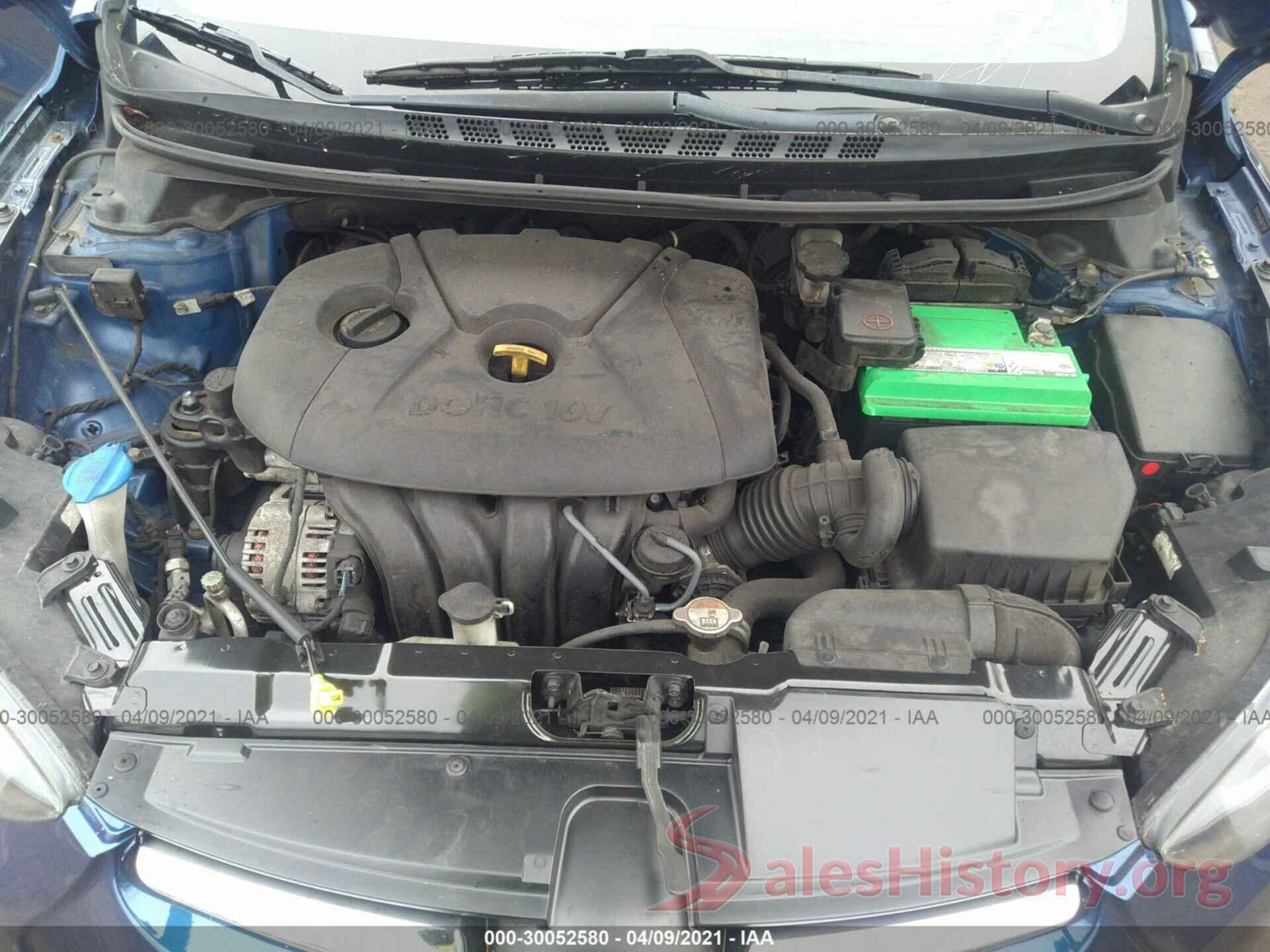 5NPDH4AE2GH677530 2016 HYUNDAI ELANTRA