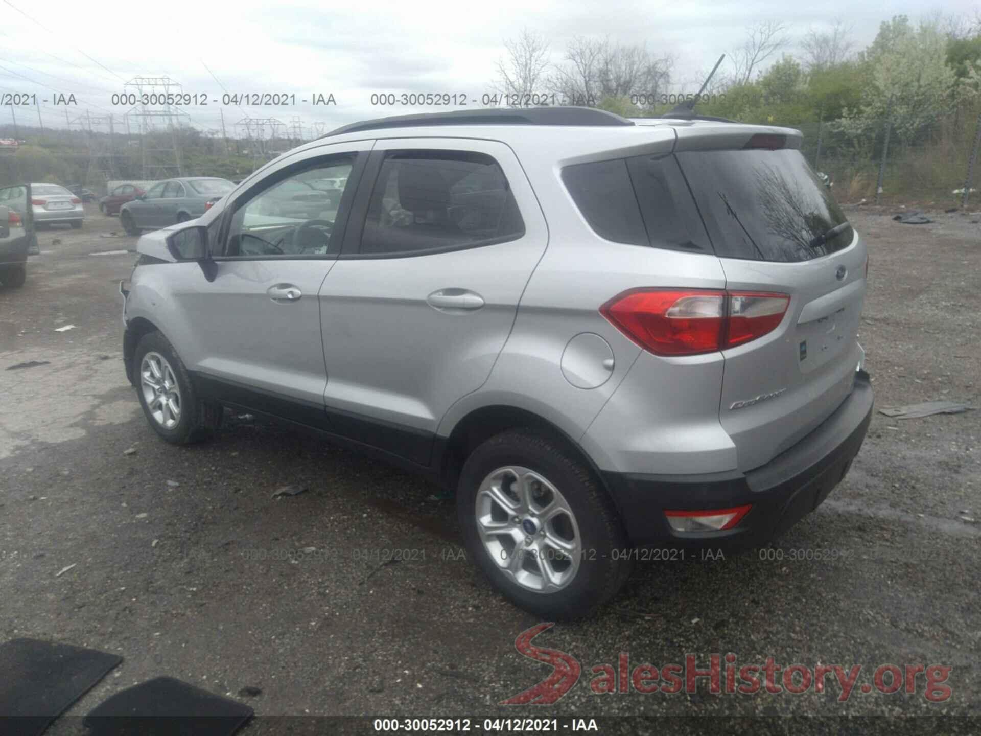 MAJ6S3GL2KC303813 2019 FORD ECOSPORT