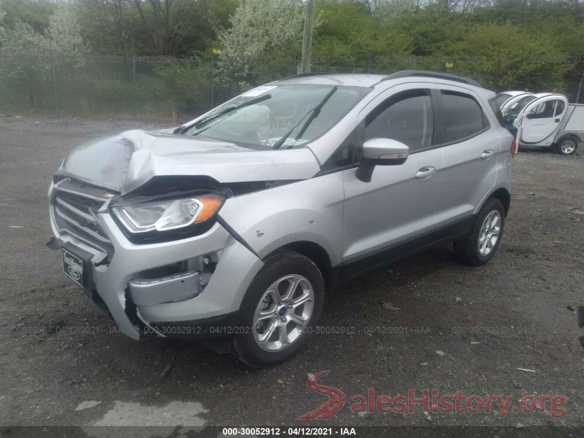 MAJ6S3GL2KC303813 2019 FORD ECOSPORT