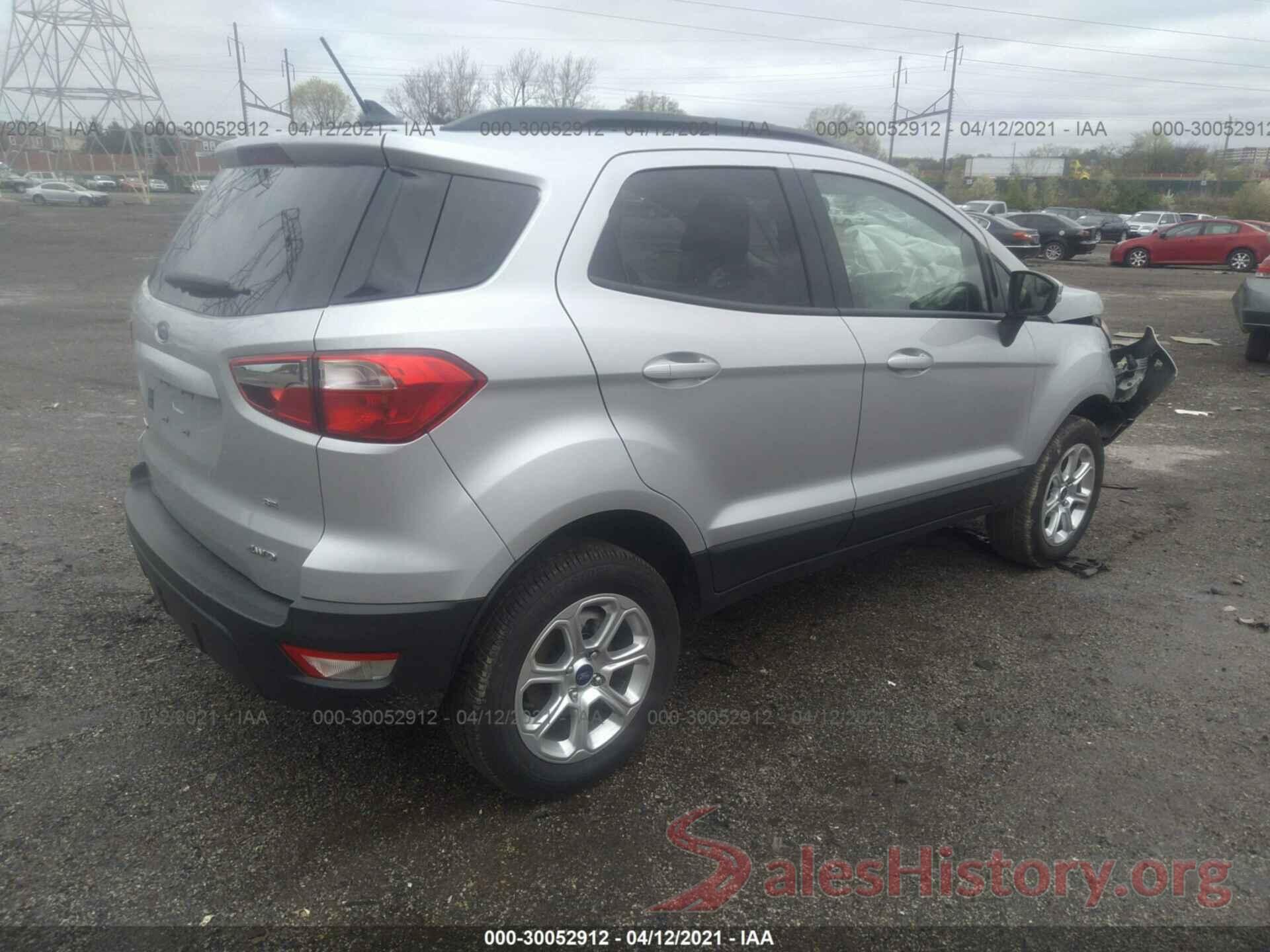 MAJ6S3GL2KC303813 2019 FORD ECOSPORT