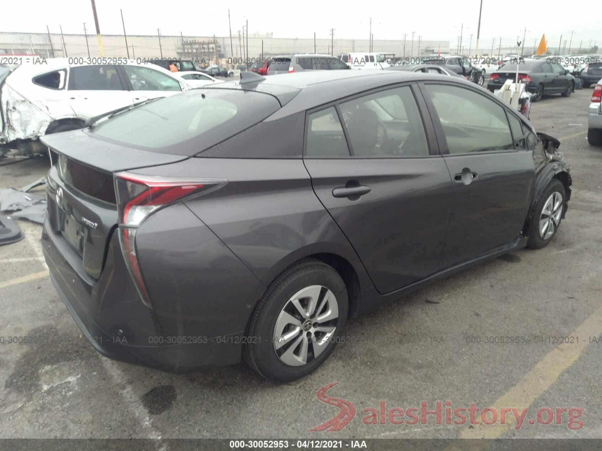 JTDKBRFU6H3569429 2017 TOYOTA PRIUS