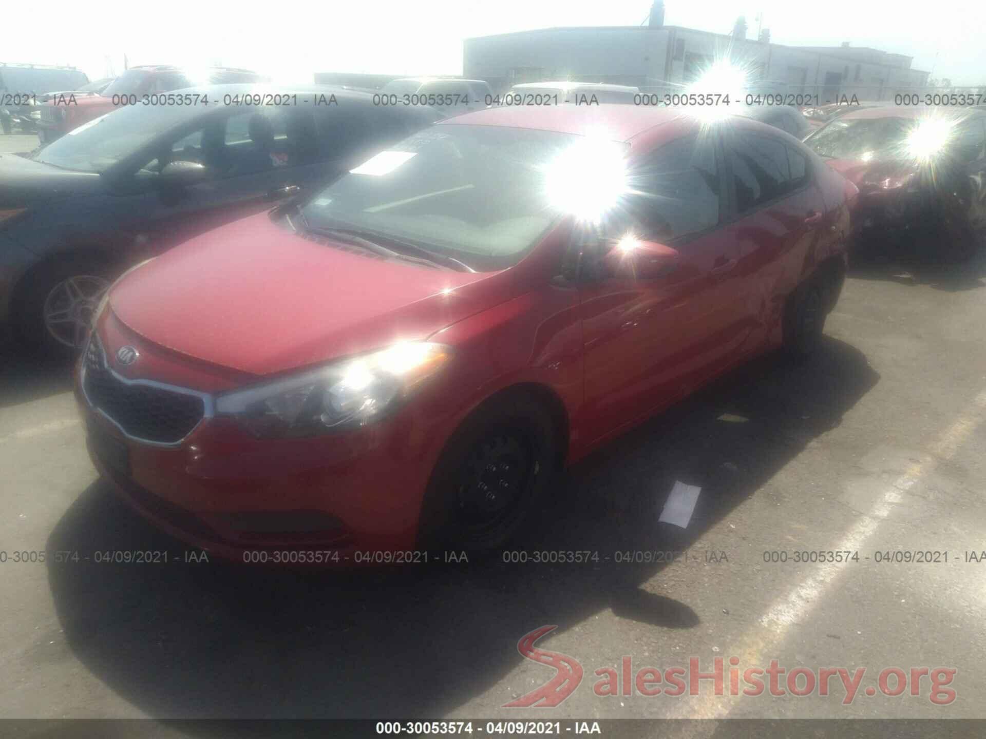 KNAFK4A62G5536201 2016 KIA FORTE