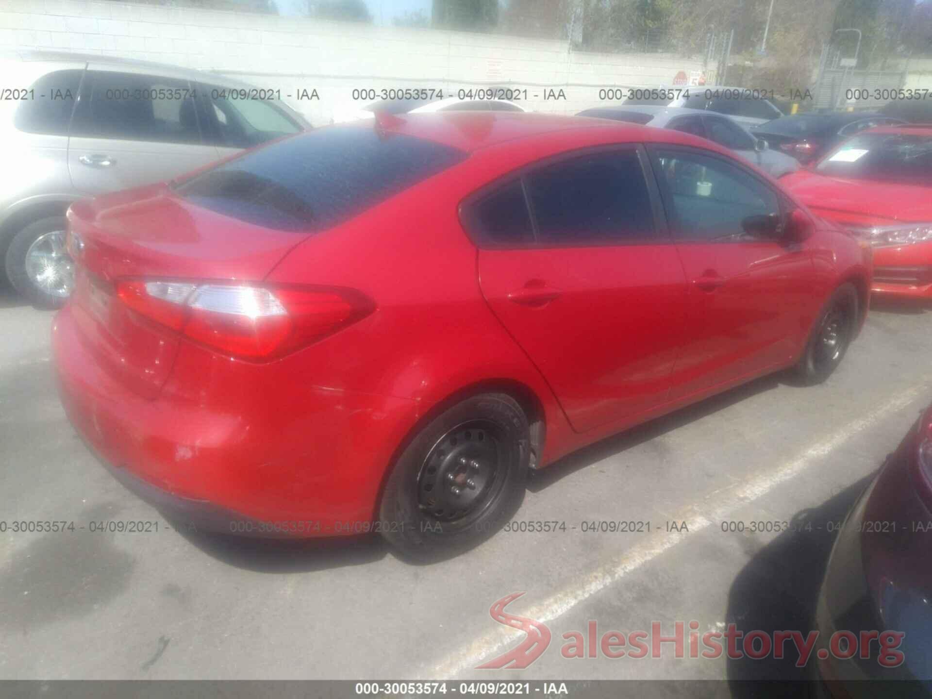 KNAFK4A62G5536201 2016 KIA FORTE