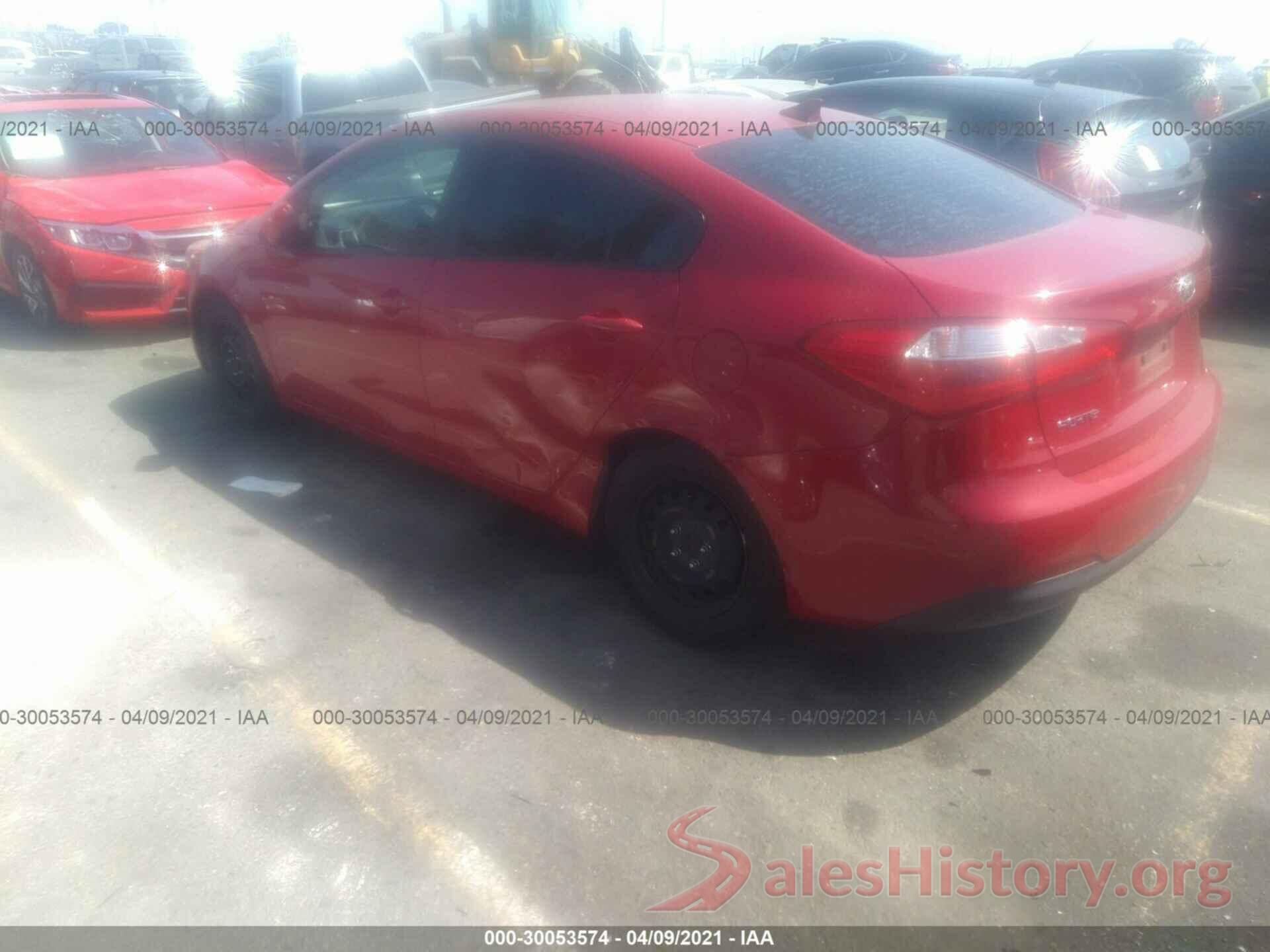 KNAFK4A62G5536201 2016 KIA FORTE