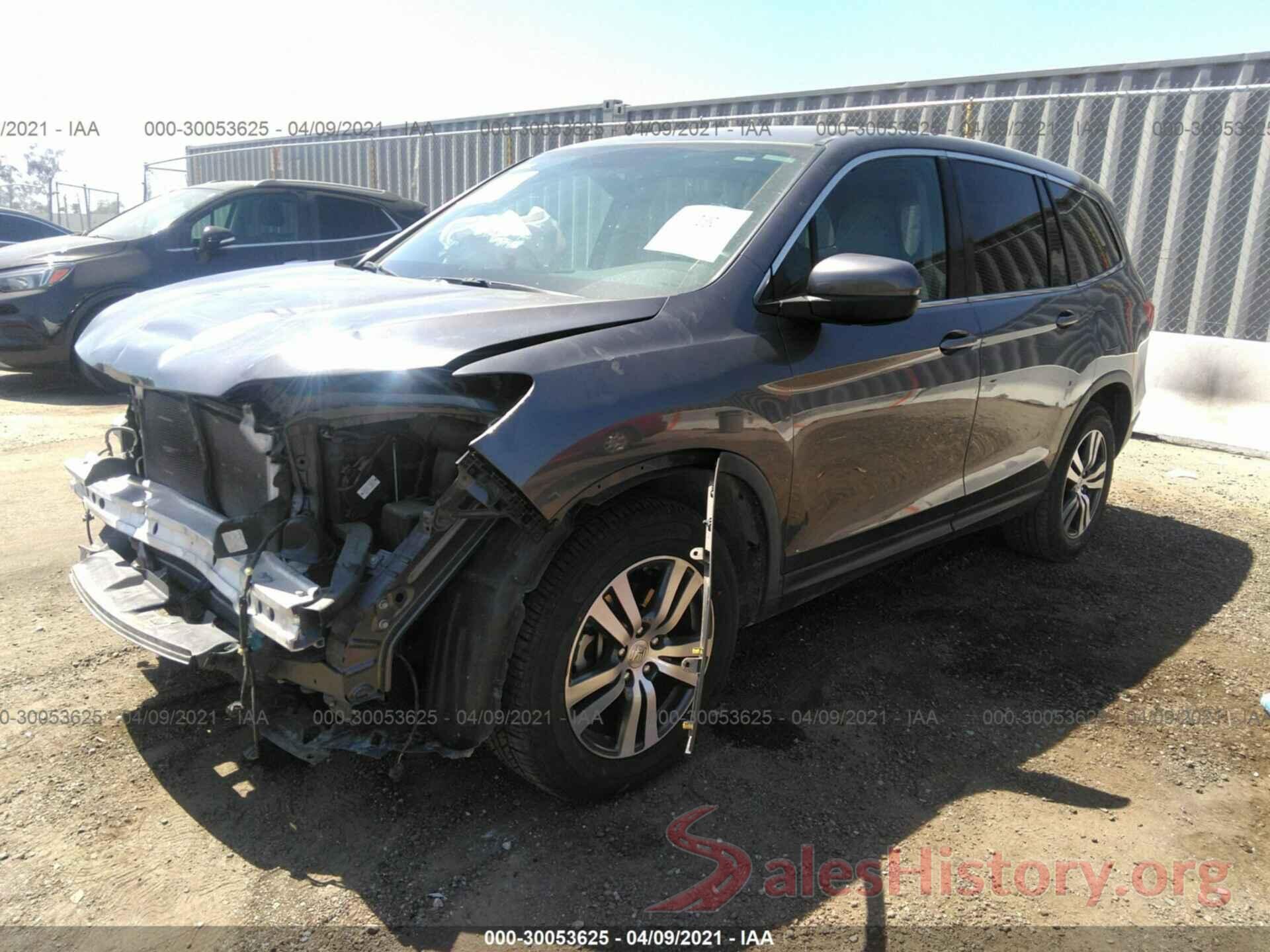 5FNYF5H34GB047489 2016 HONDA PILOT