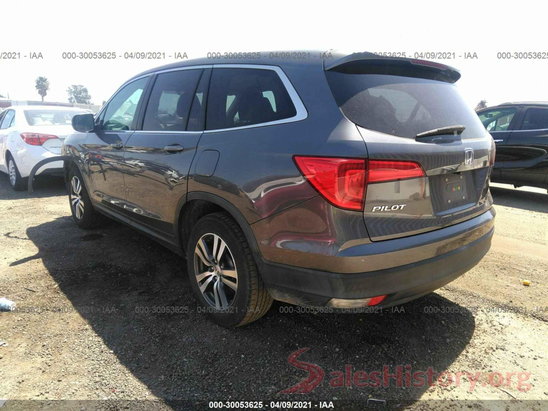 5FNYF5H34GB047489 2016 HONDA PILOT