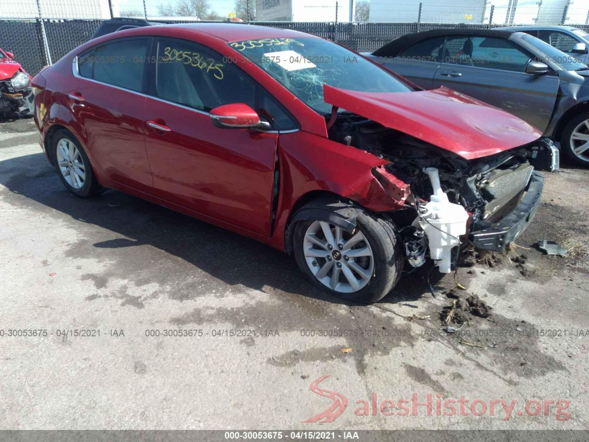 3KPFL4A76HE107027 2017 KIA FORTE