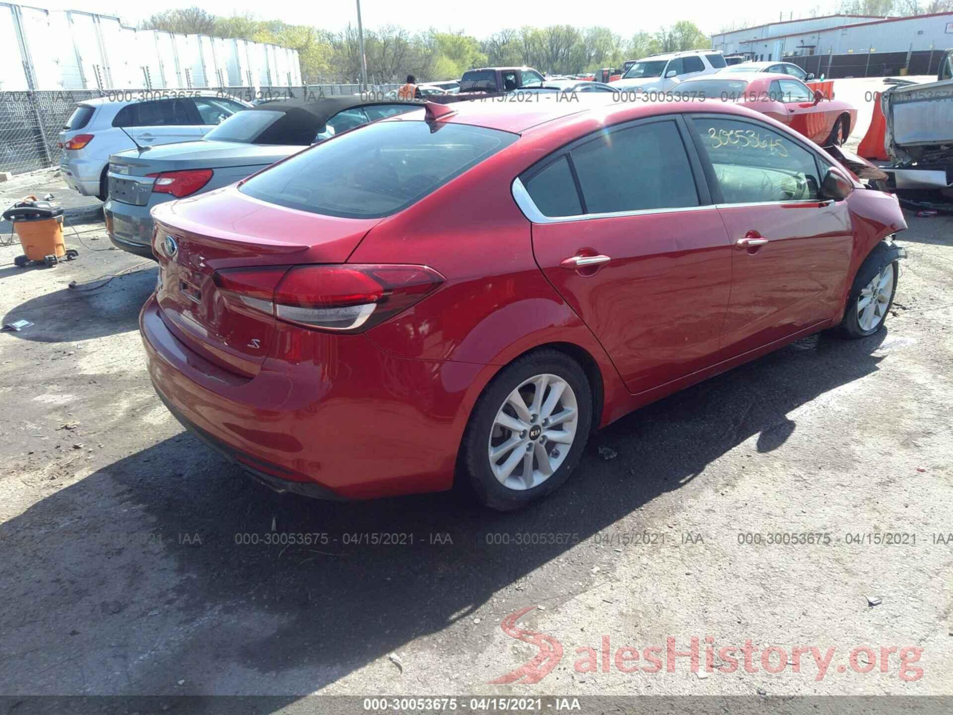 3KPFL4A76HE107027 2017 KIA FORTE