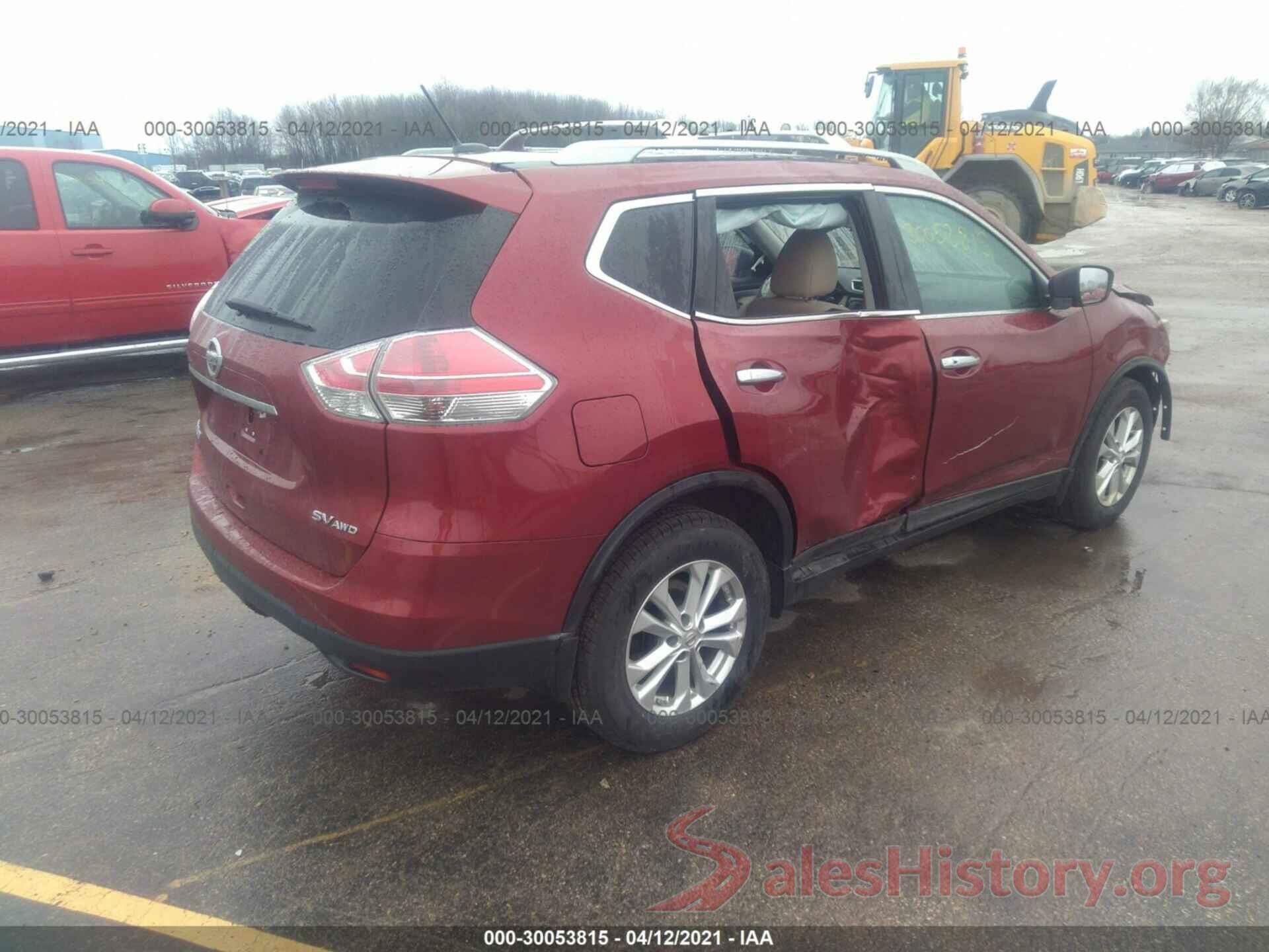 5N1AT2MMXGC781795 2016 NISSAN ROGUE