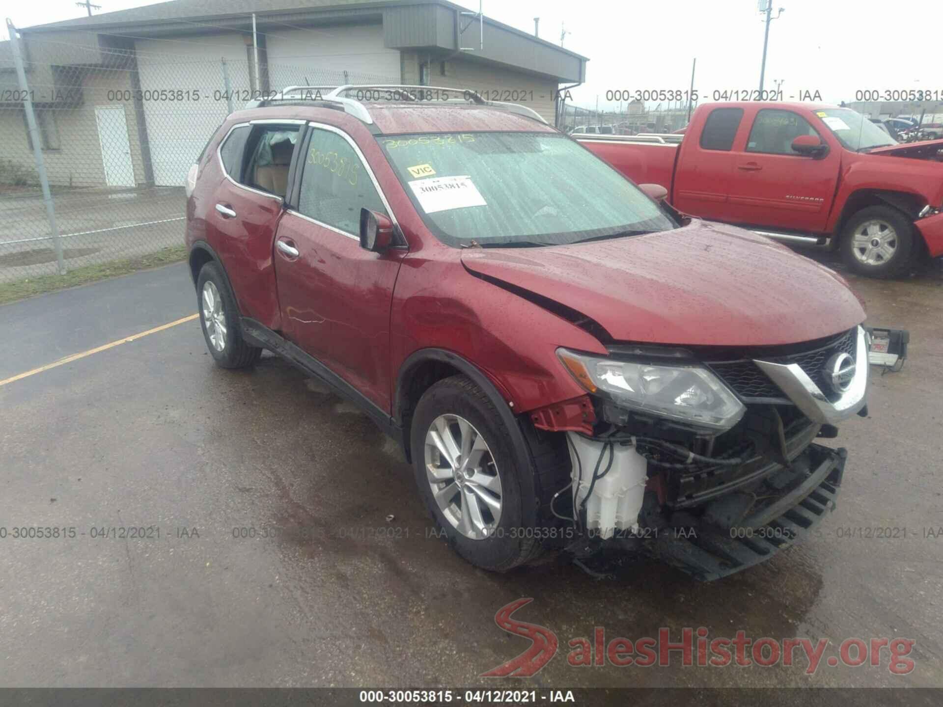 5N1AT2MMXGC781795 2016 NISSAN ROGUE