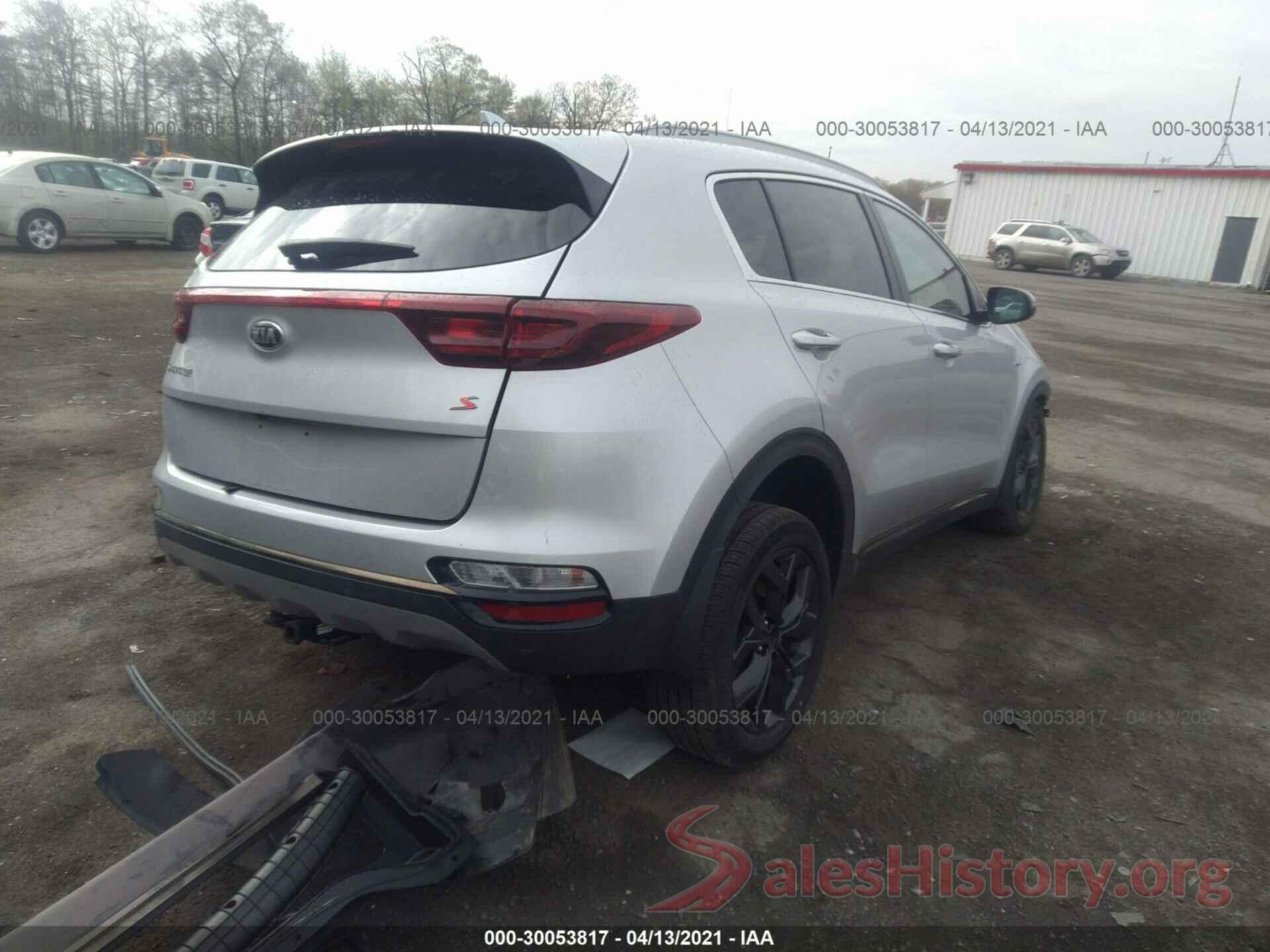 KNDP6CAC3L7721237 2020 KIA SPORTAGE