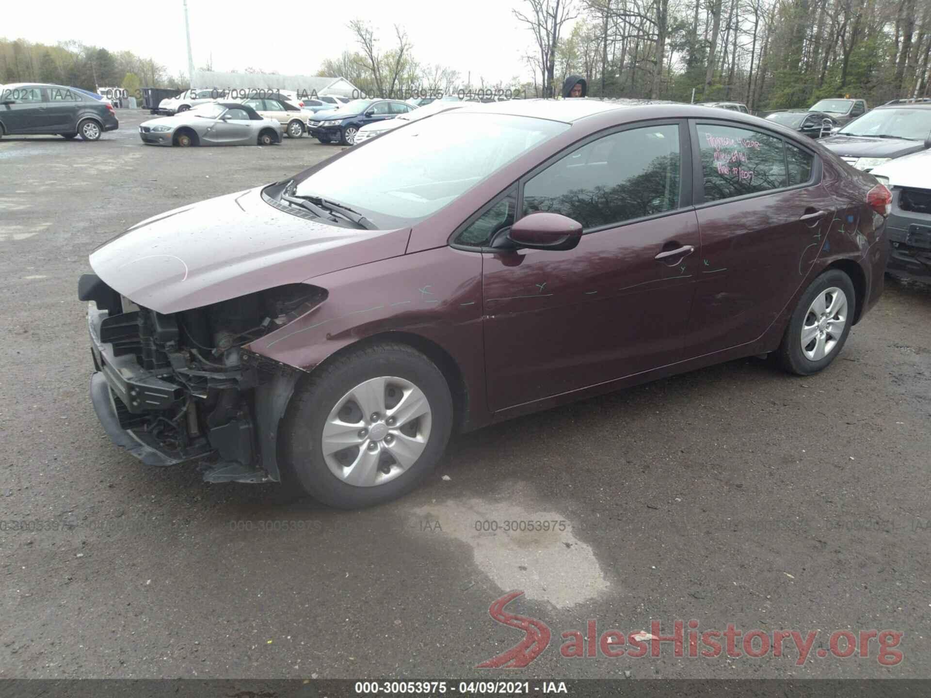 3KPFK4A70HE143850 2017 KIA FORTE