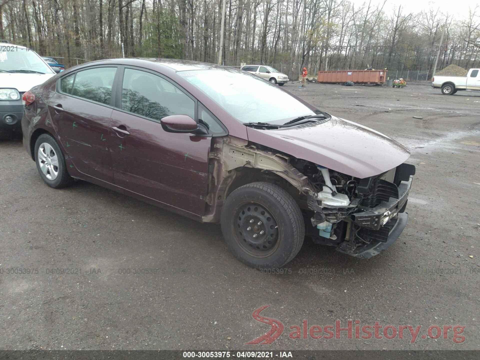 3KPFK4A70HE143850 2017 KIA FORTE