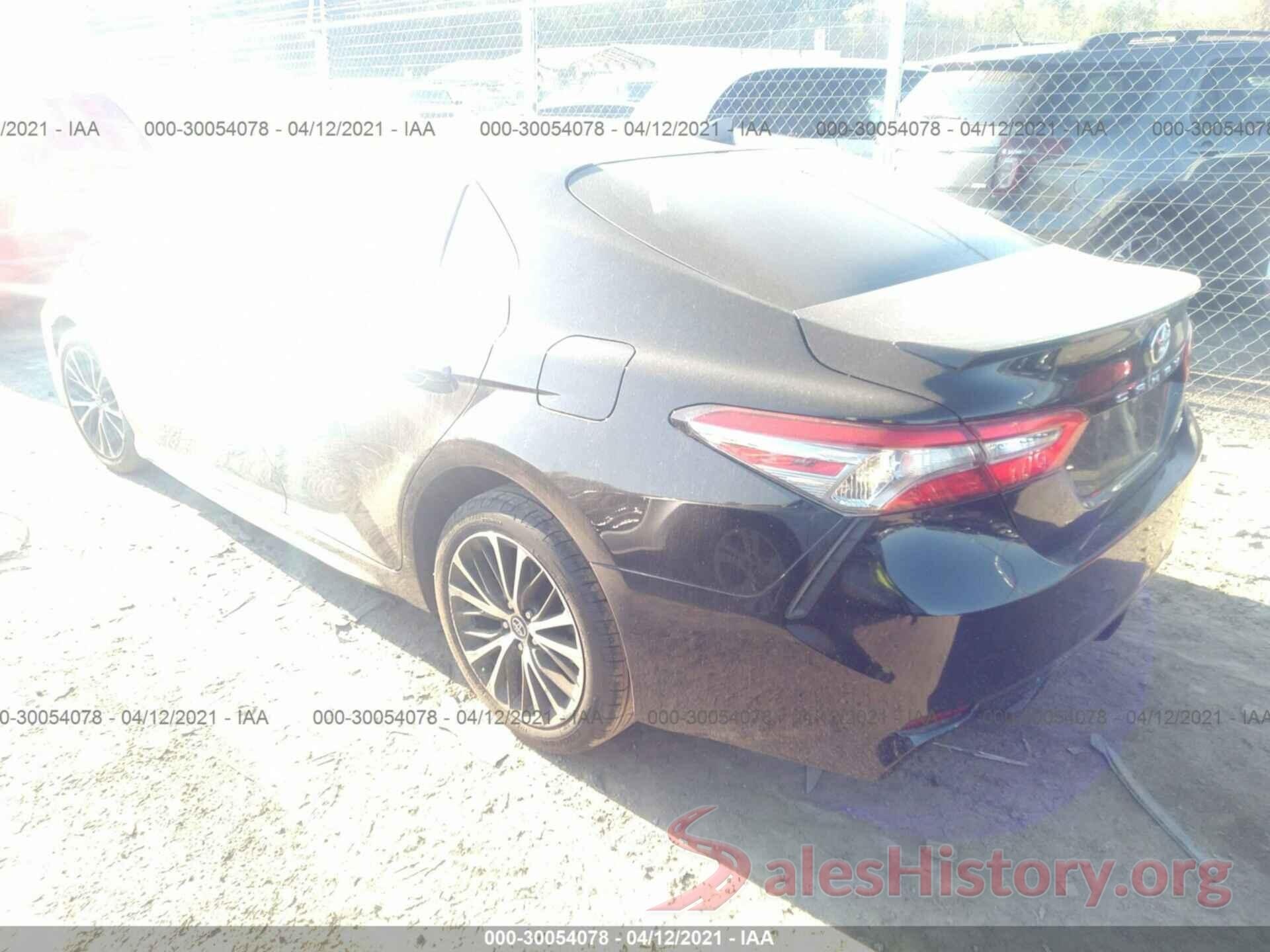 4T1B11HK0KU166589 2019 TOYOTA CAMRY