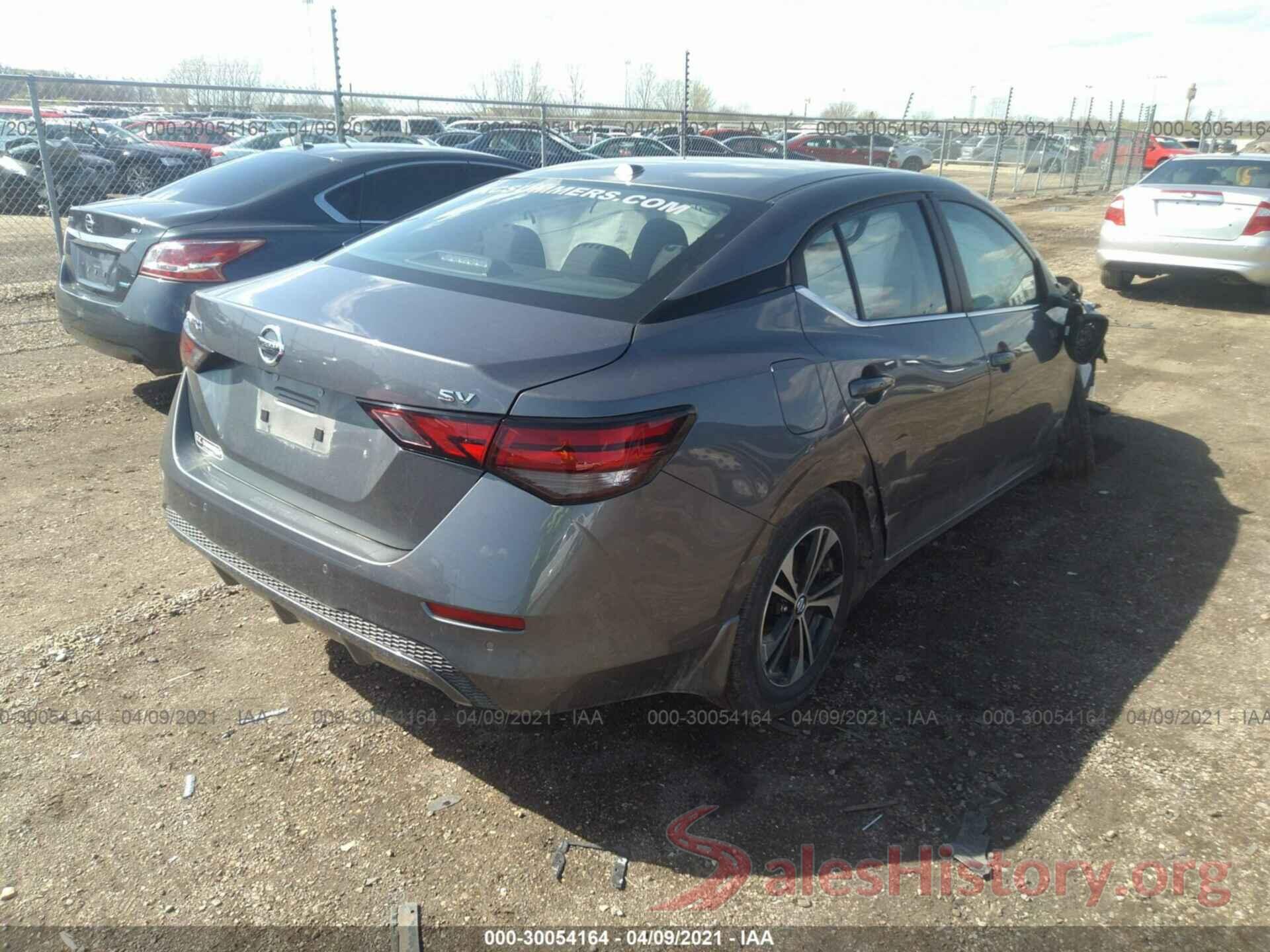 3N1AB8CV1LY264720 2020 NISSAN SENTRA