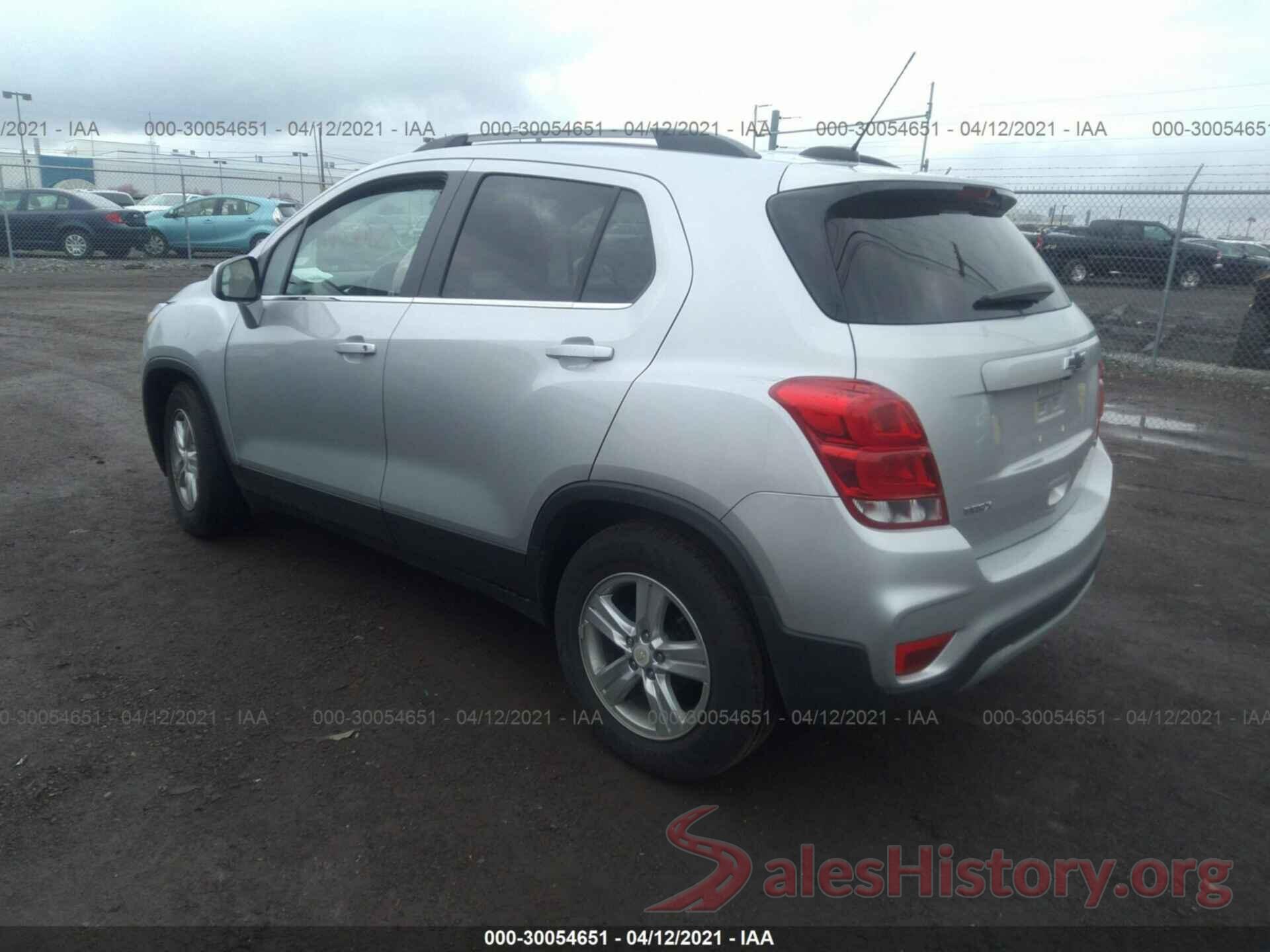 3GNCJLSB6KL338865 2019 CHEVROLET TRAX