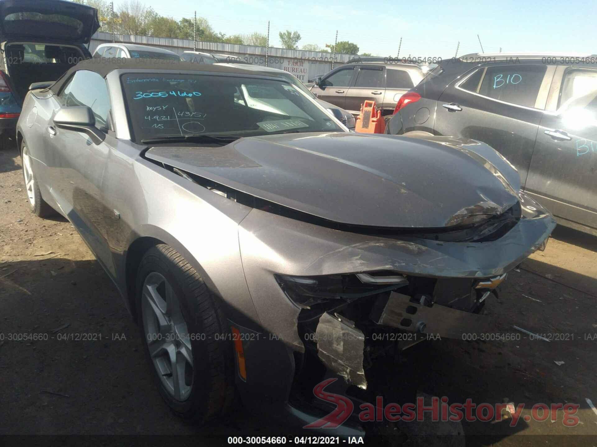 1G1FB3DX8K0132030 2019 CHEVROLET CAMARO