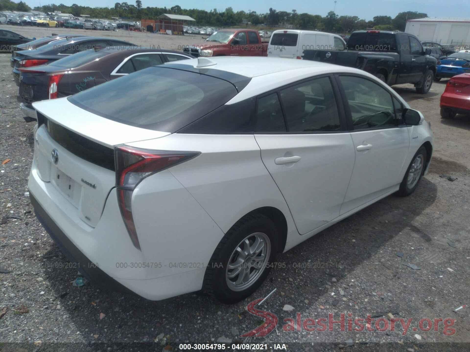 JTDKARFU8G3012667 2016 TOYOTA PRIUS