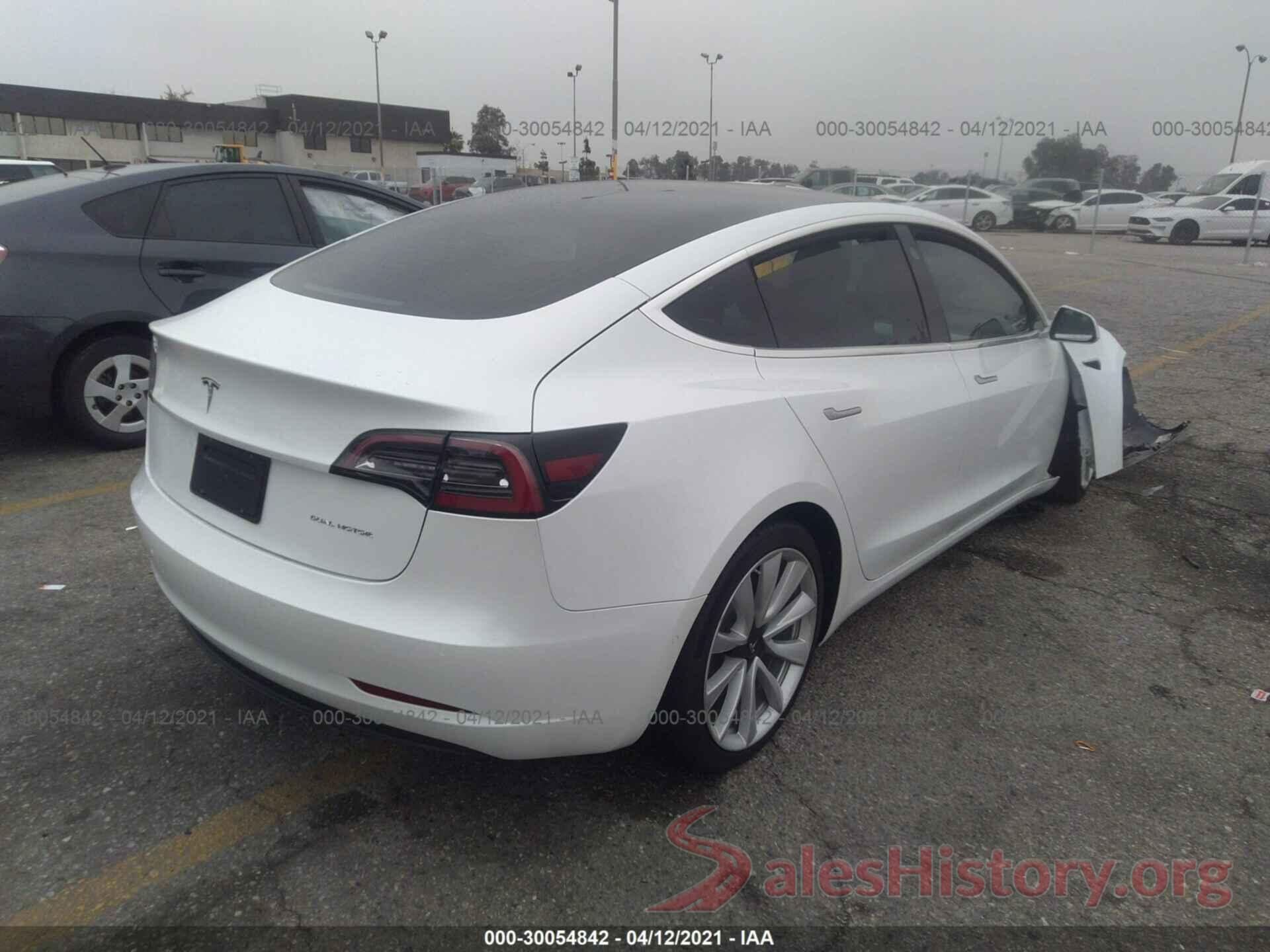 5YJ3E1EB8KF421824 2019 TESLA MODEL 3