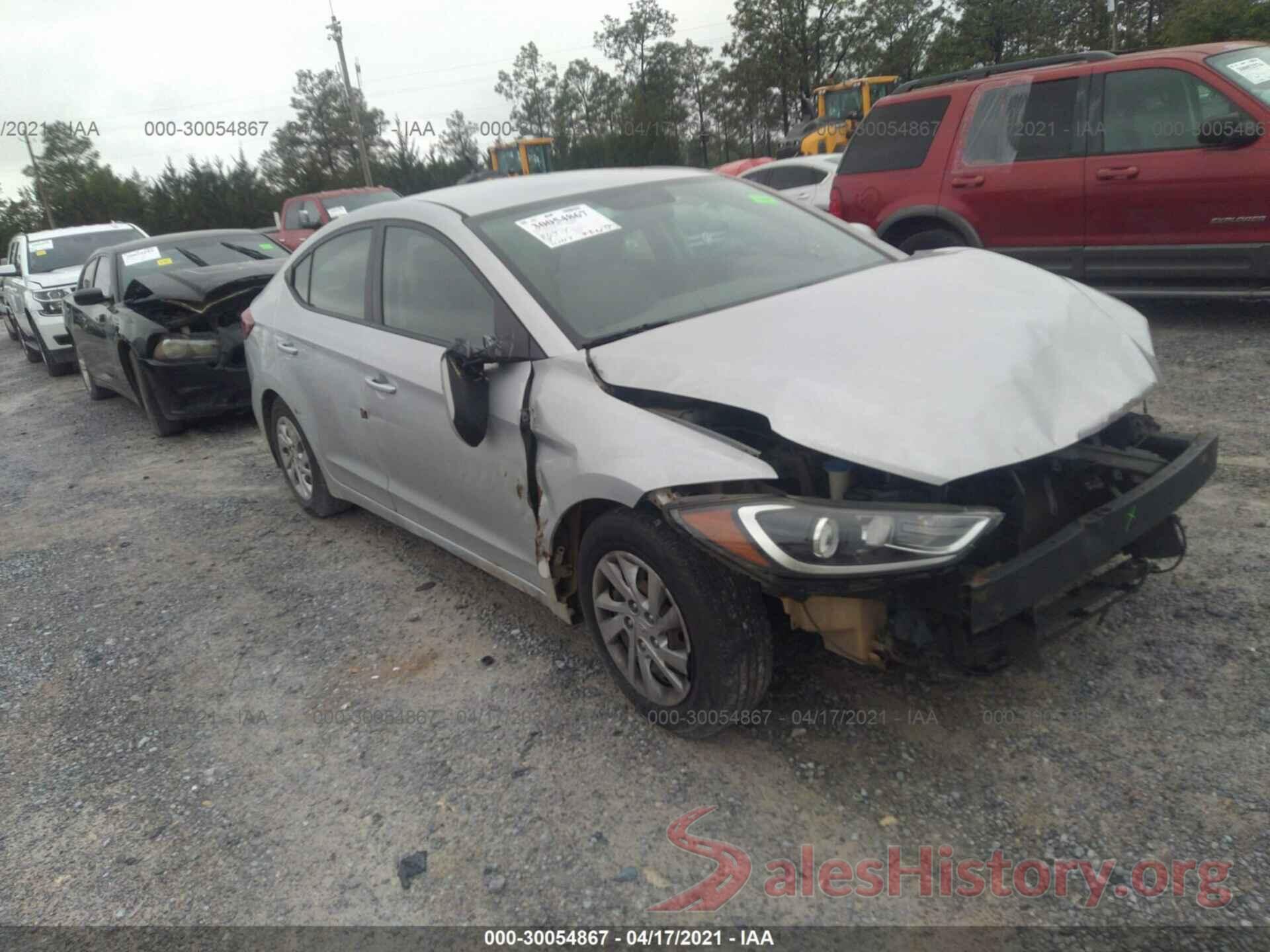 KMHD74LF9HU429495 2017 HYUNDAI ELANTRA