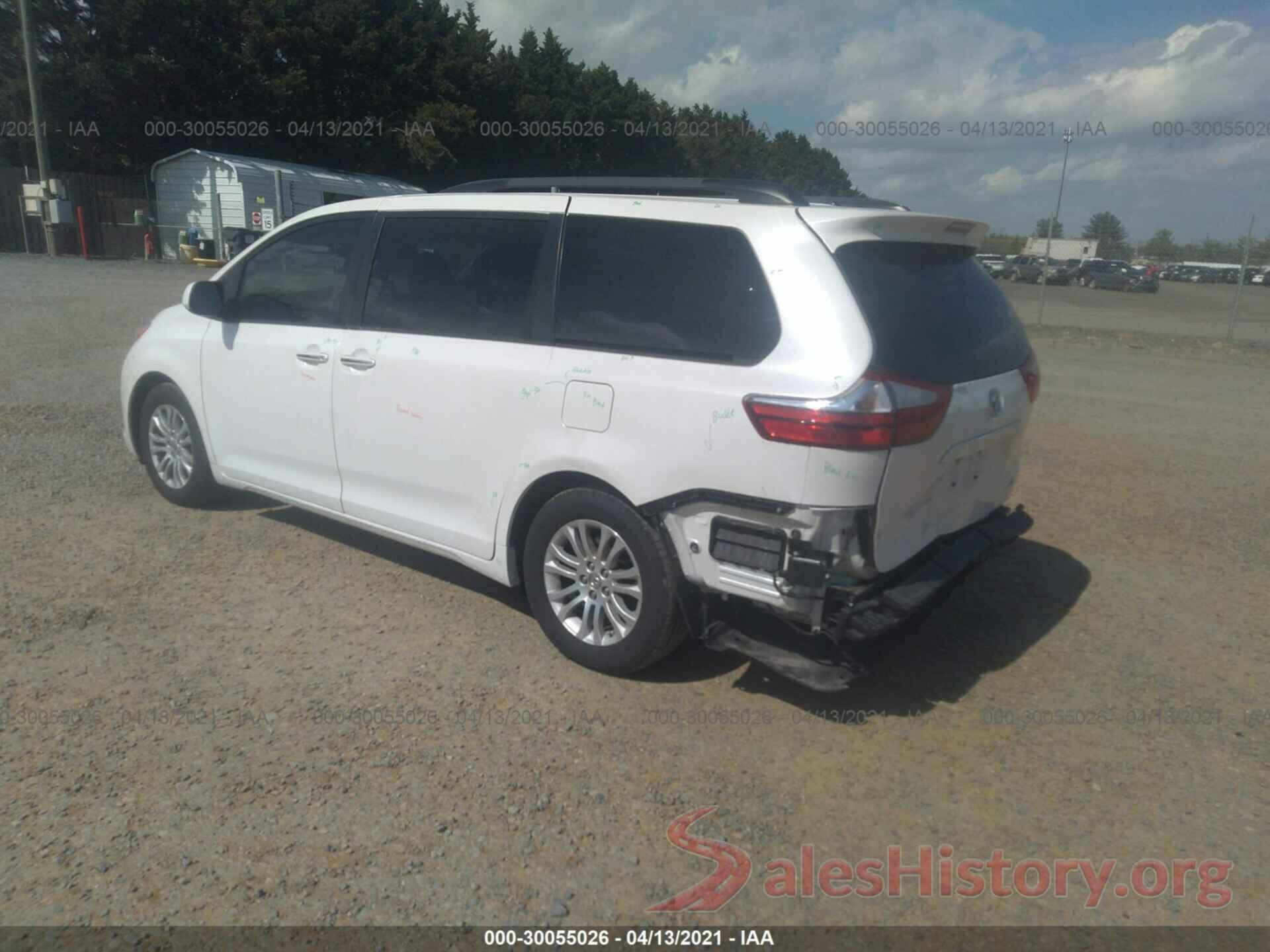 5TDYK3DC6GS718937 2016 TOYOTA SIENNA