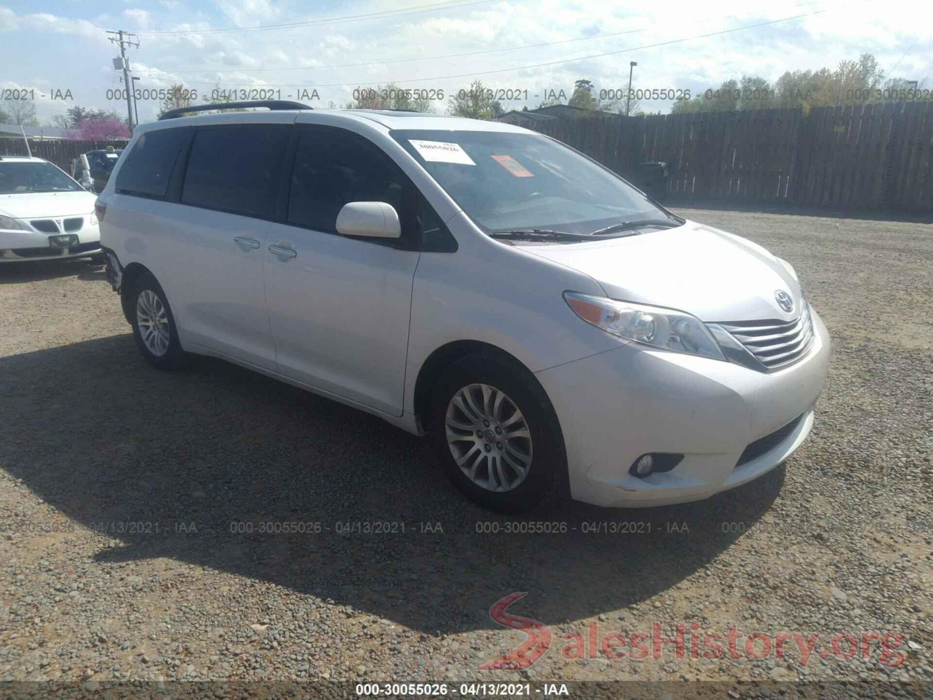 5TDYK3DC6GS718937 2016 TOYOTA SIENNA