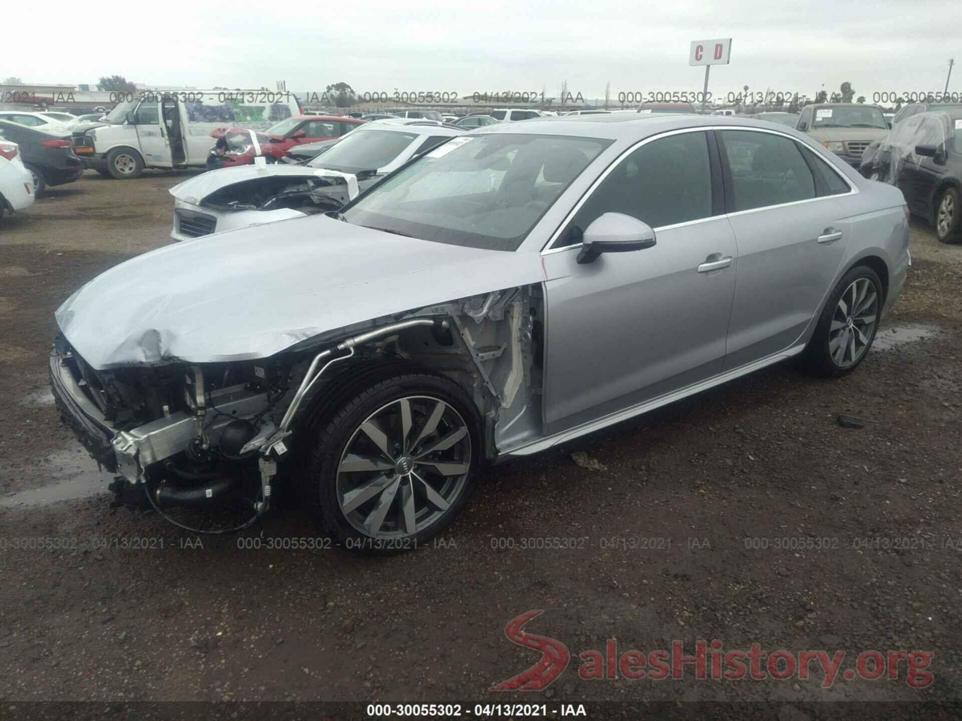 WAUHMAF4XLA062086 2020 AUDI A4