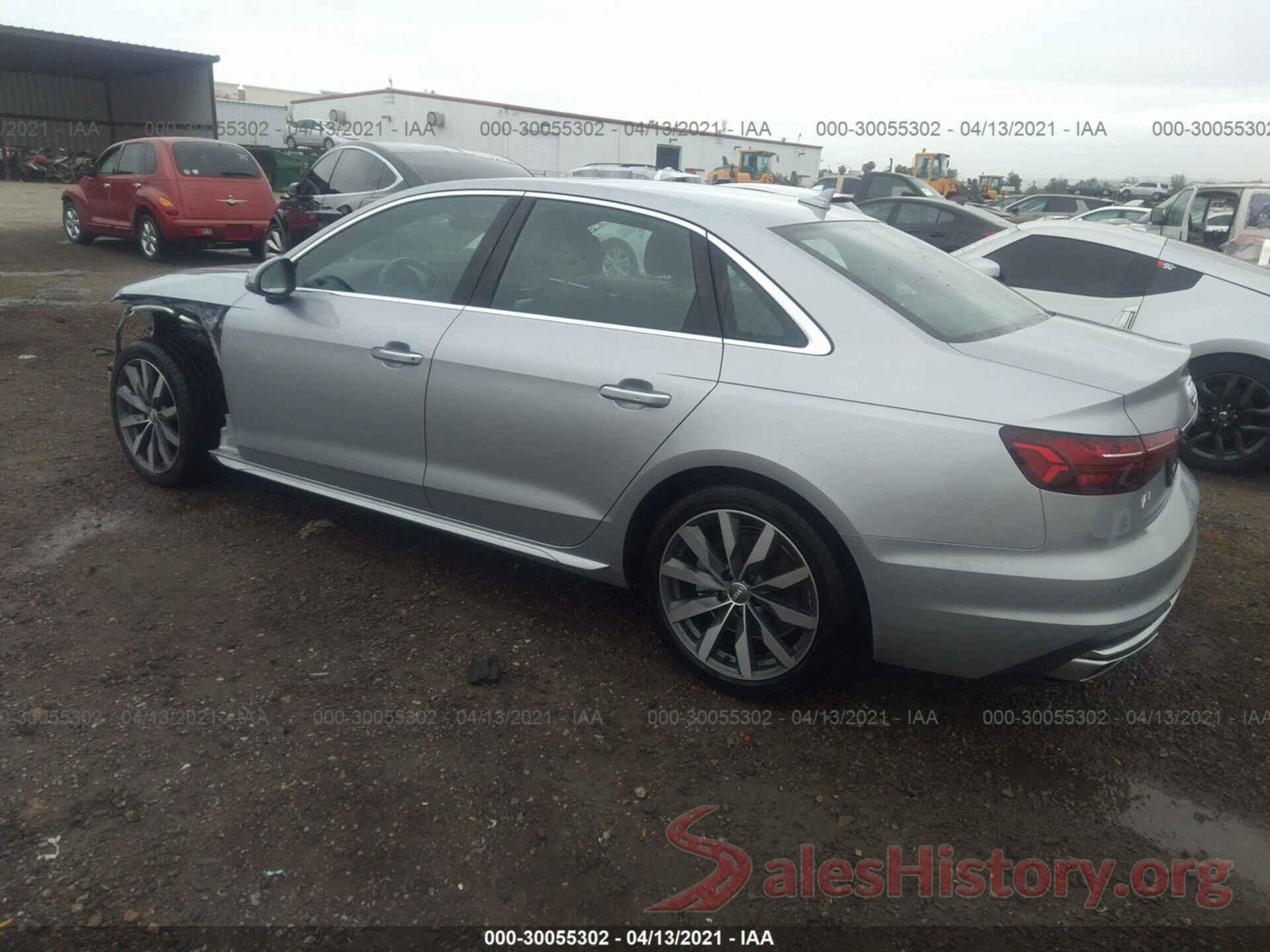 WAUHMAF4XLA062086 2020 AUDI A4