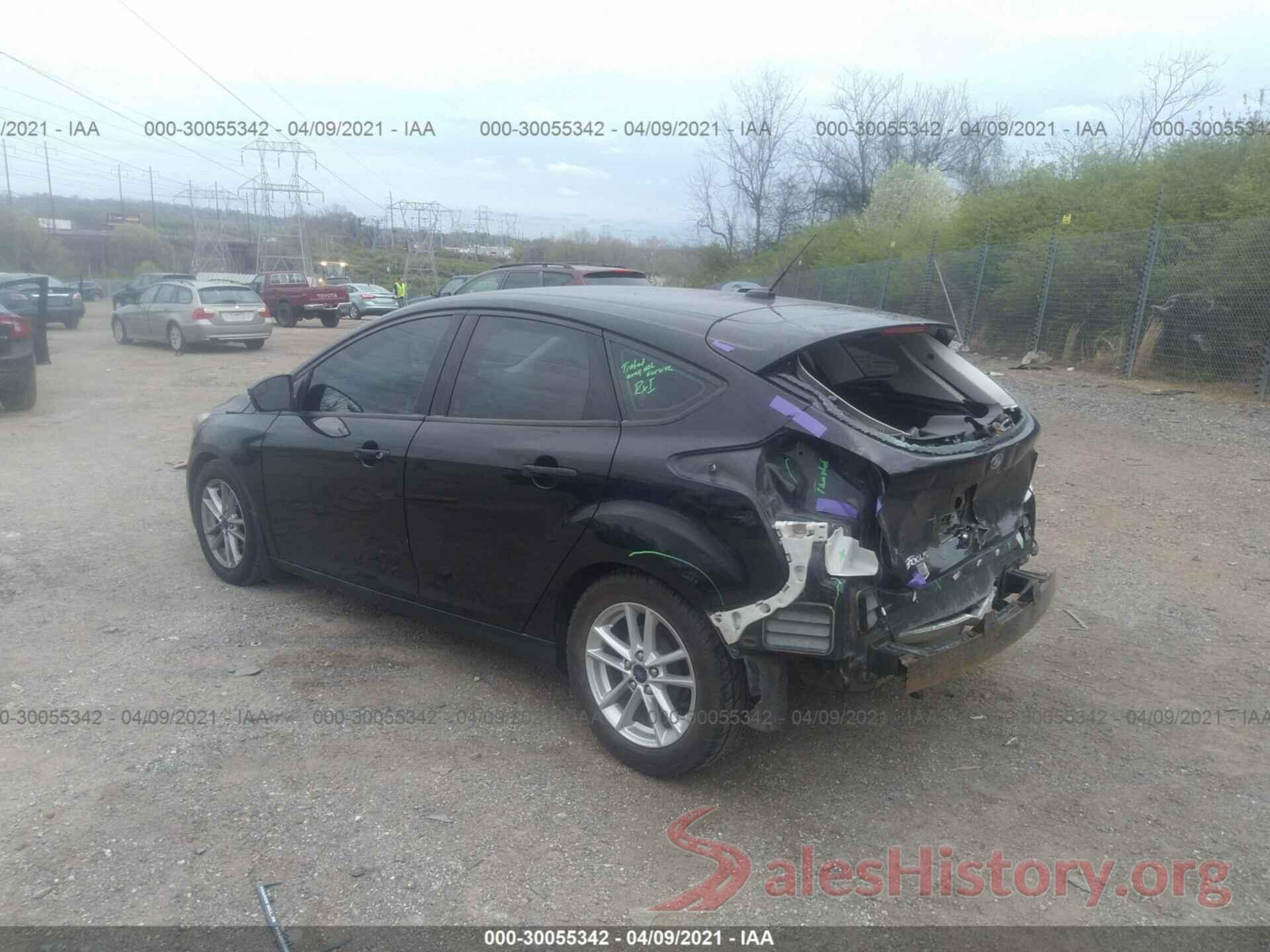 1FADP3K26GL287596 2016 FORD FOCUS