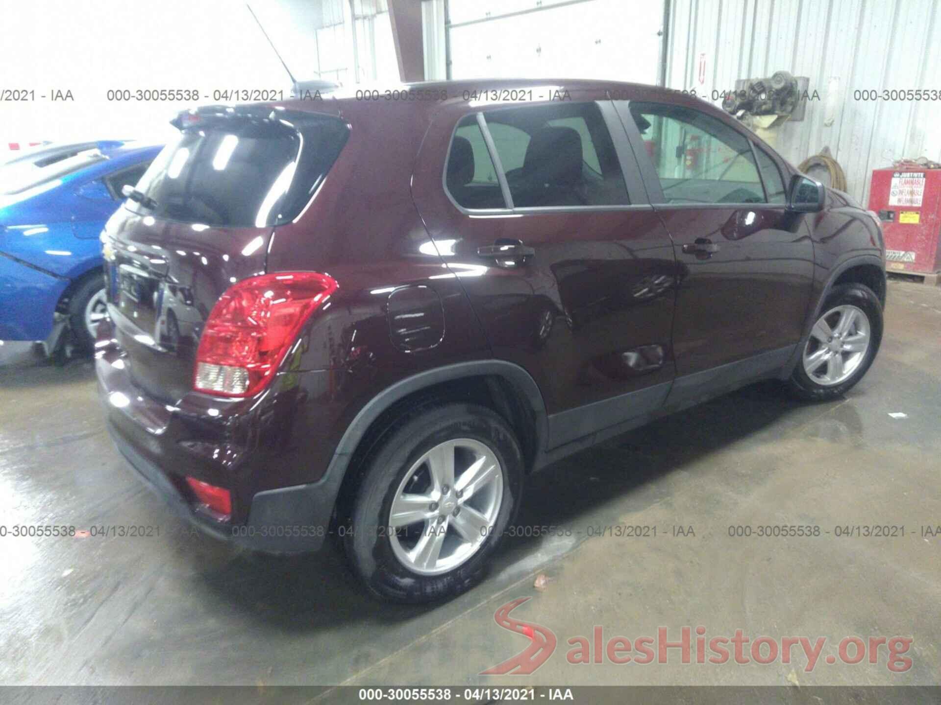 KL7CJKSB8LB340376 2020 CHEVROLET TRAX