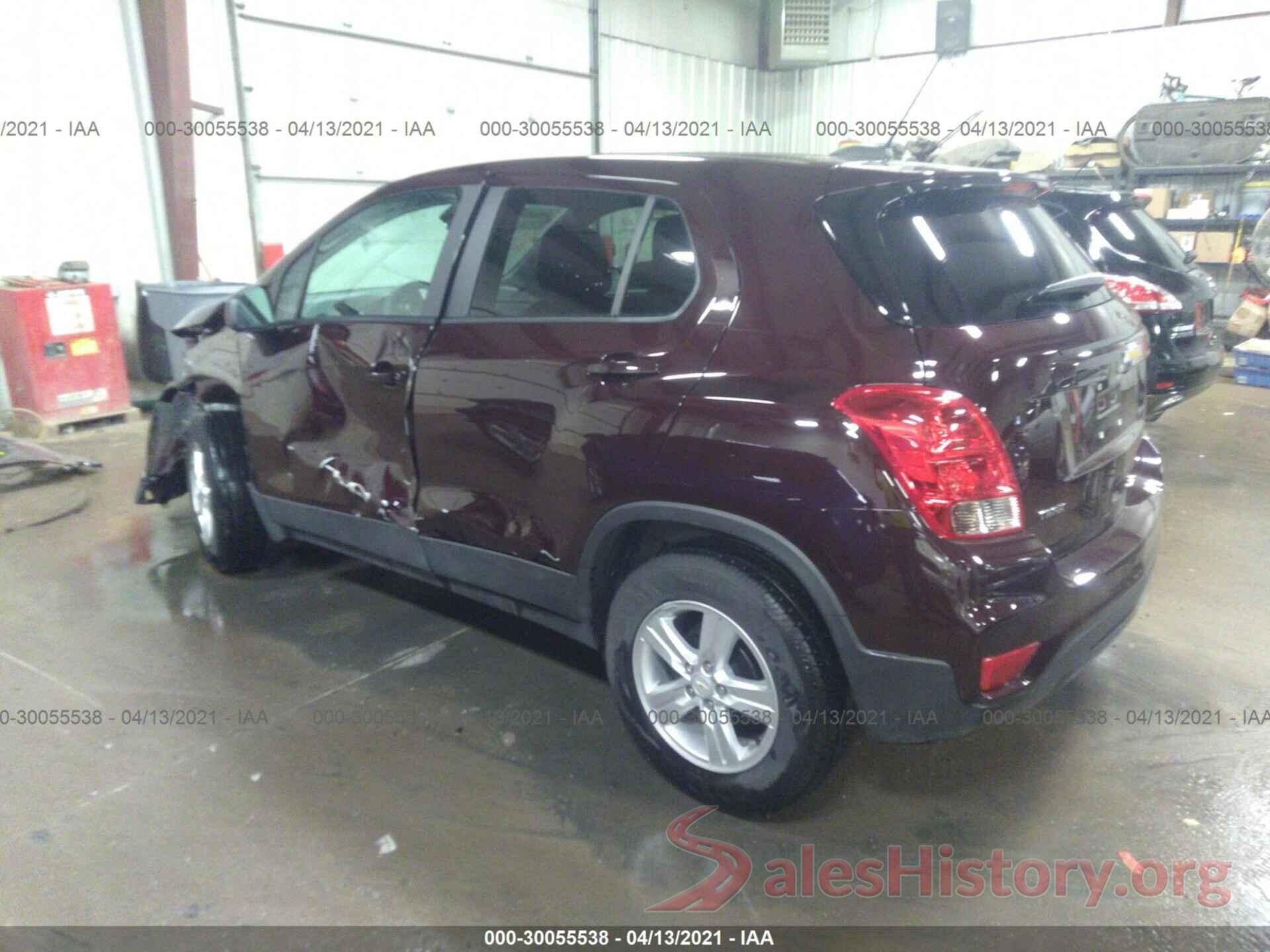 KL7CJKSB8LB340376 2020 CHEVROLET TRAX