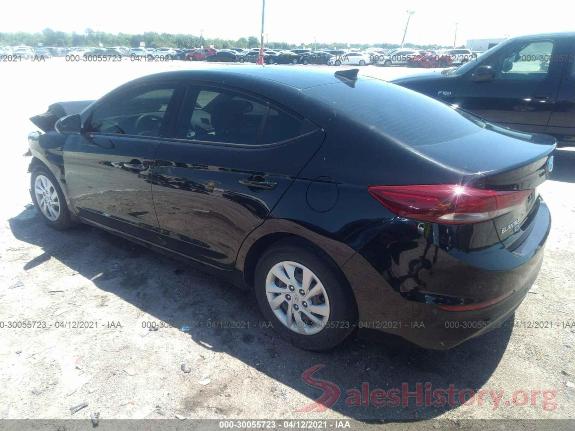 5NPD74LF7JH396064 2018 HYUNDAI ELANTRA