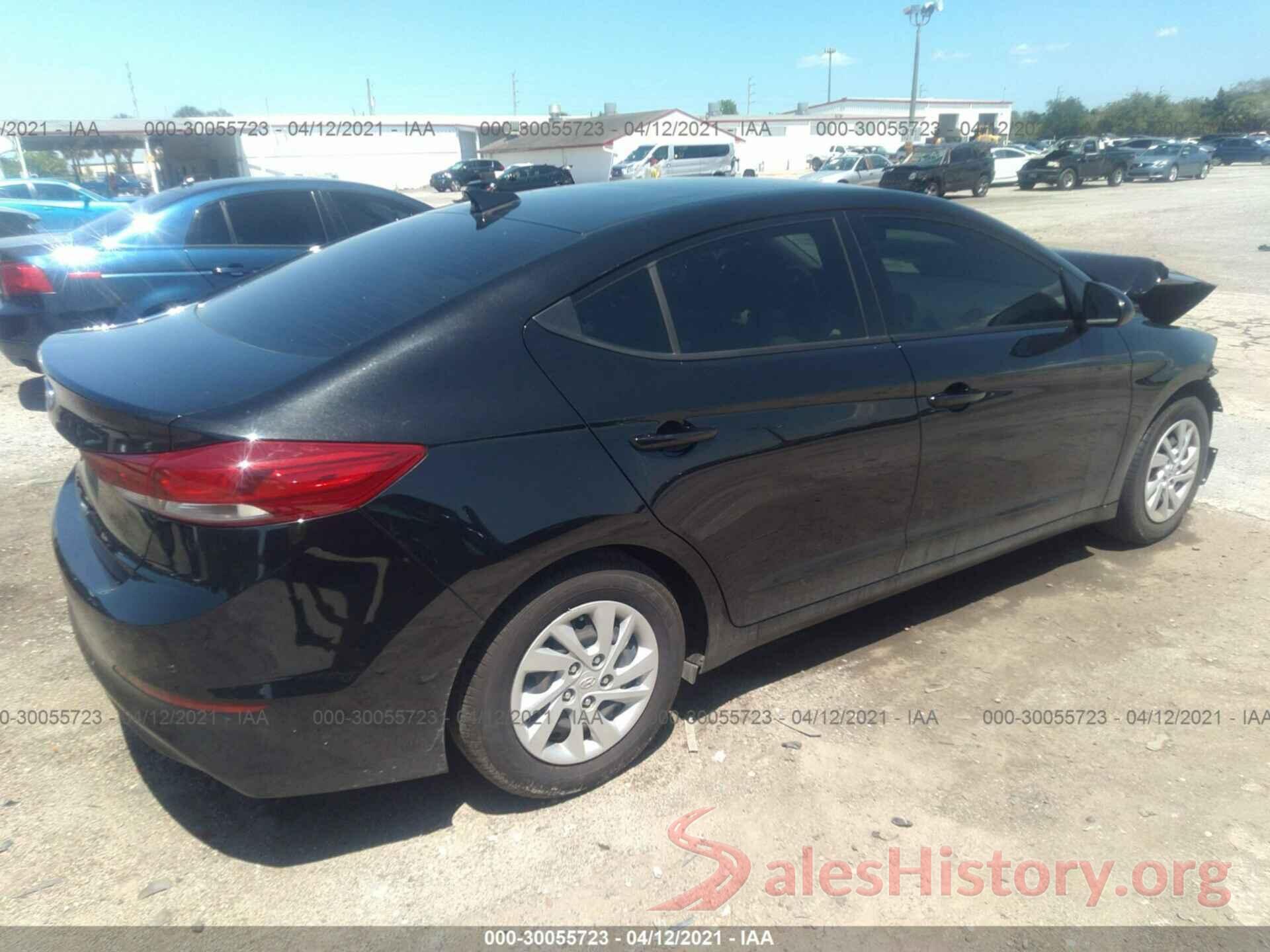 5NPD74LF7JH396064 2018 HYUNDAI ELANTRA