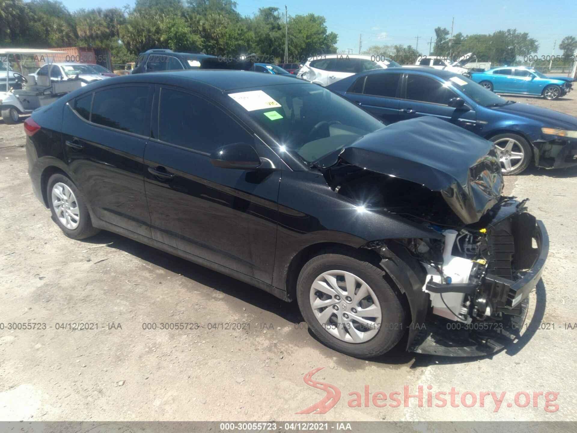 5NPD74LF7JH396064 2018 HYUNDAI ELANTRA