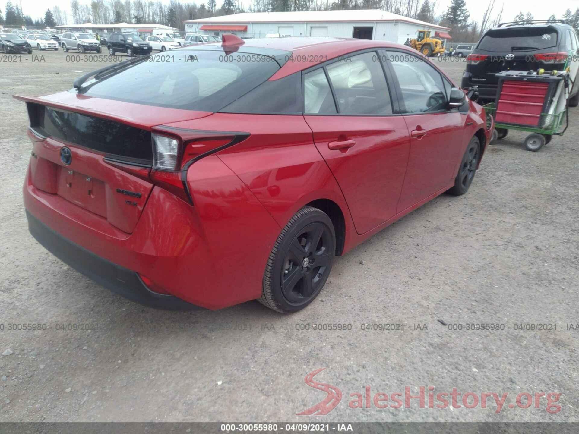 JTDKAMFU2M3129157 2021 TOYOTA PRIUS