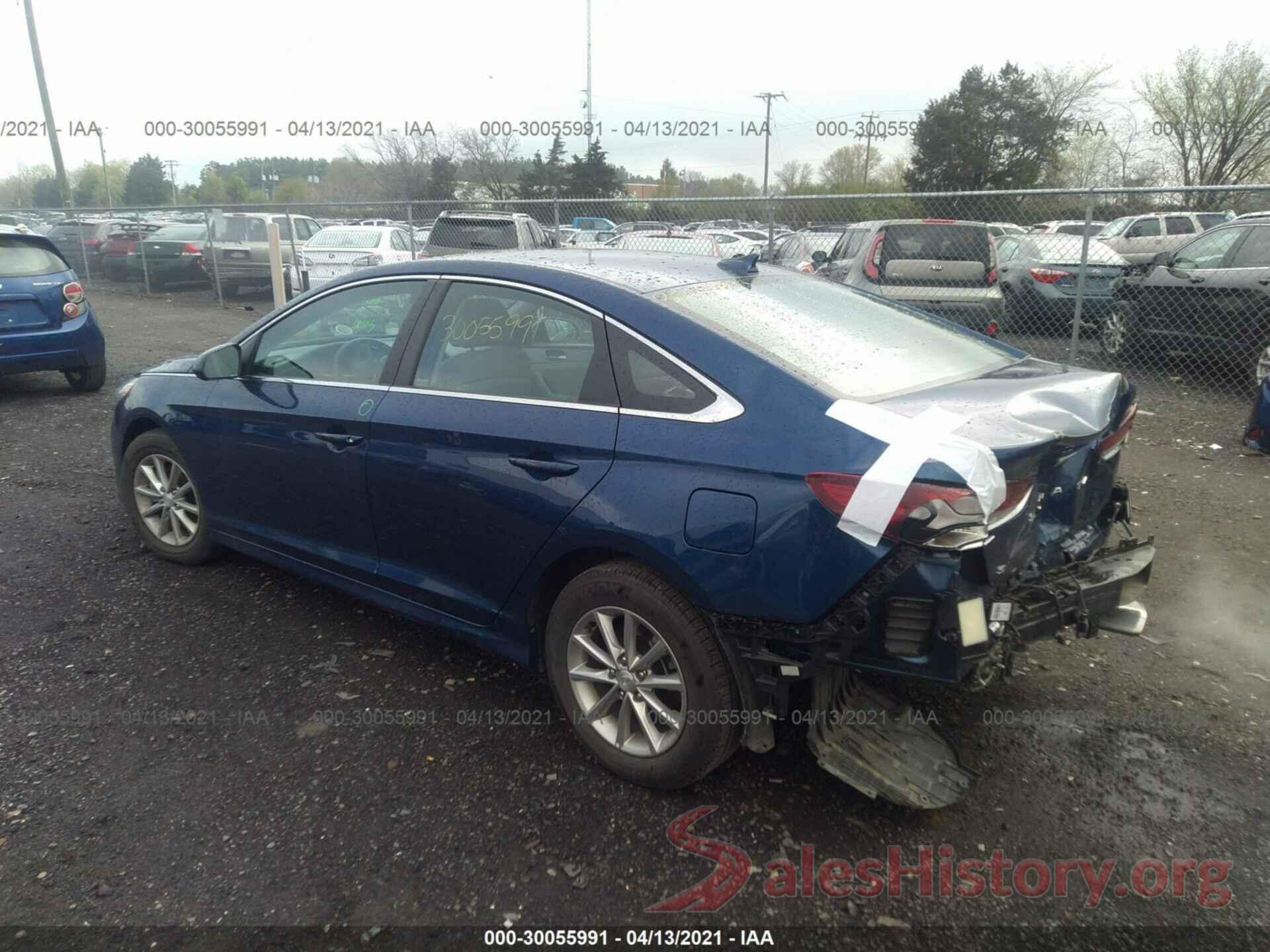 5NPE24AF8KH789661 2019 HYUNDAI SONATA